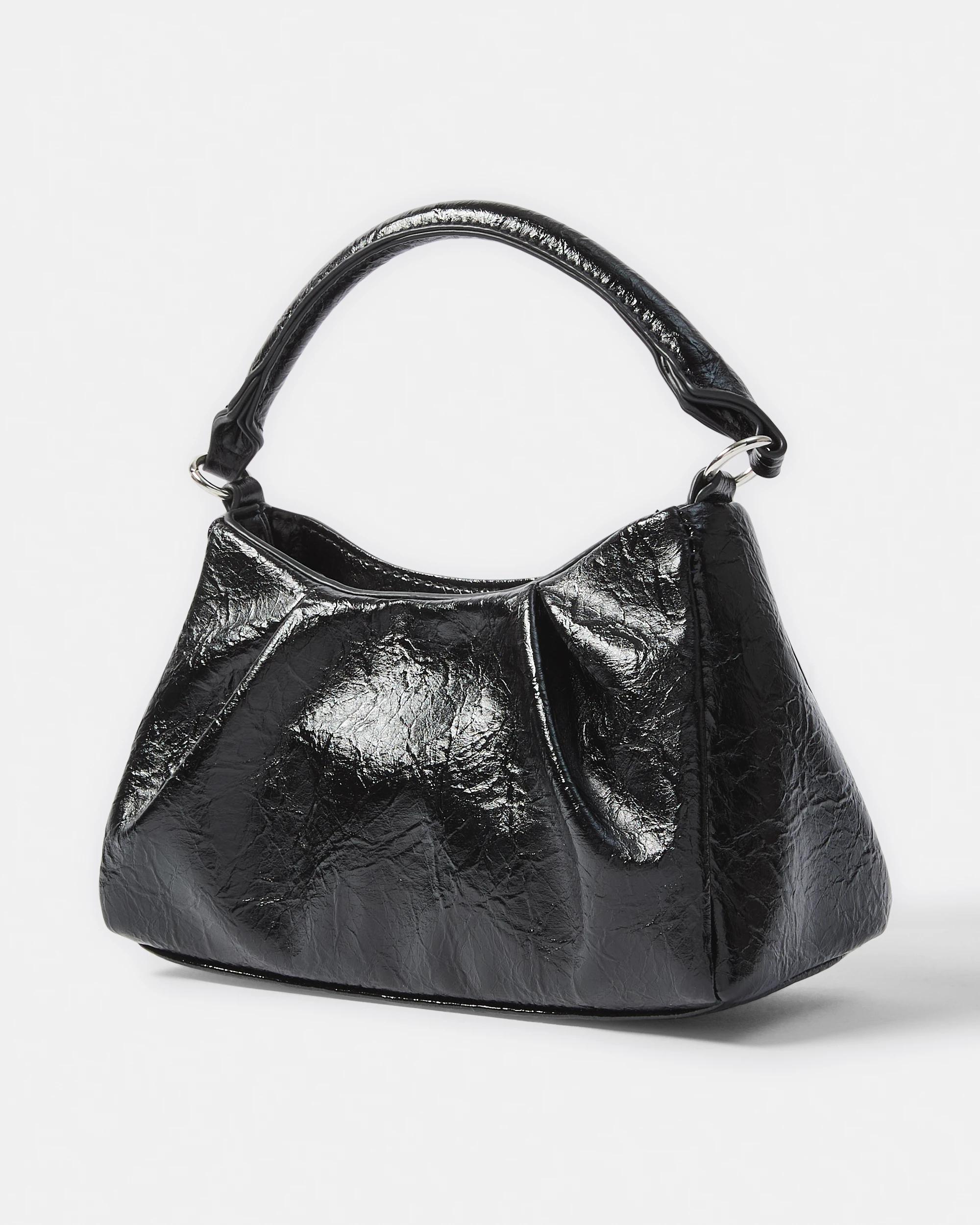 2 Metallic Top Handle Clutch Black, 2 of 5