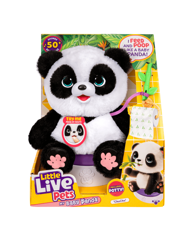 Little Live Pets My Baby Panda: ChuChu Figure and Pla