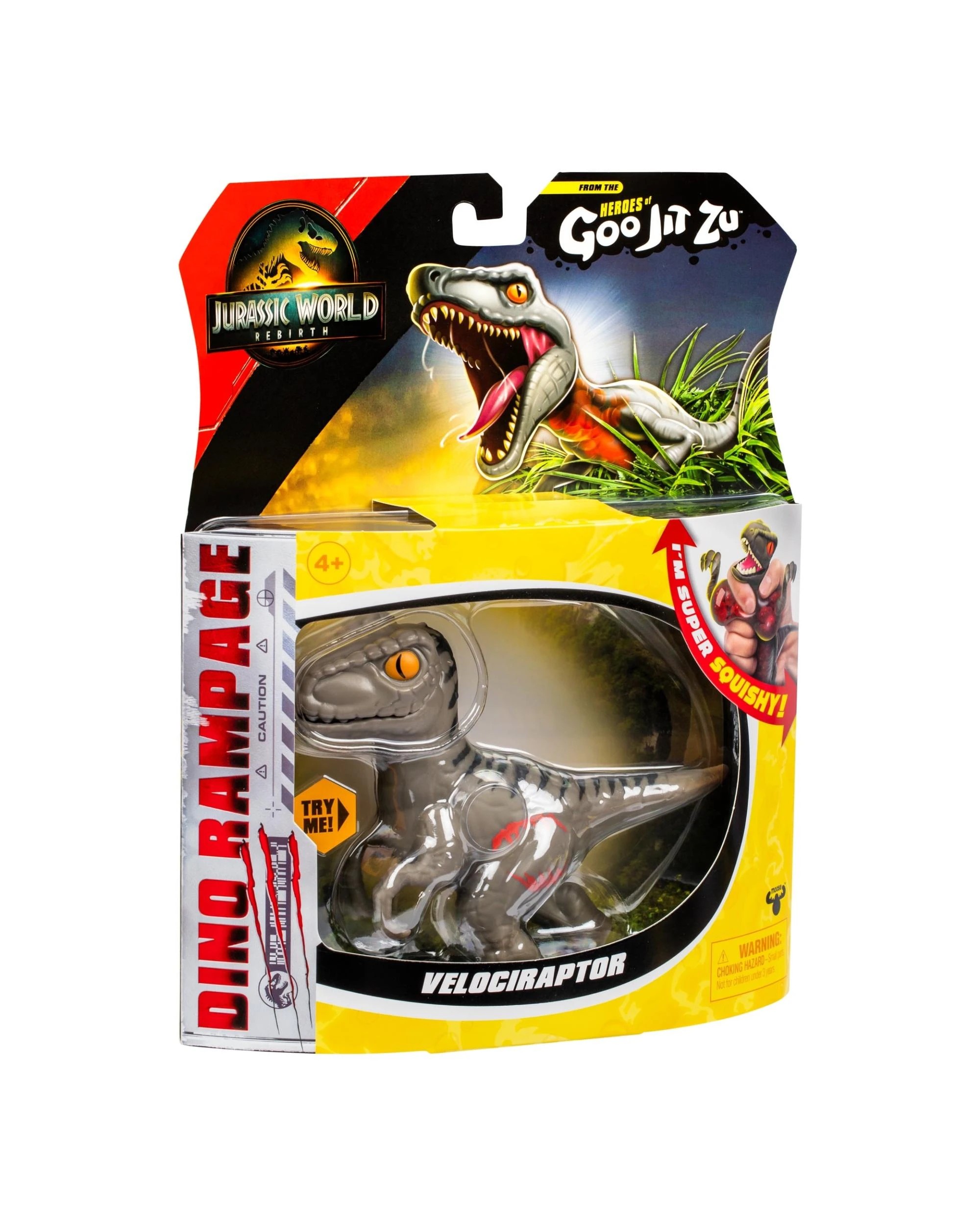 9 Heroes of Goo-Jit-Zu Series 6 Hero Pack Jurassic World Rebirth Velociraptor, 9 of 10