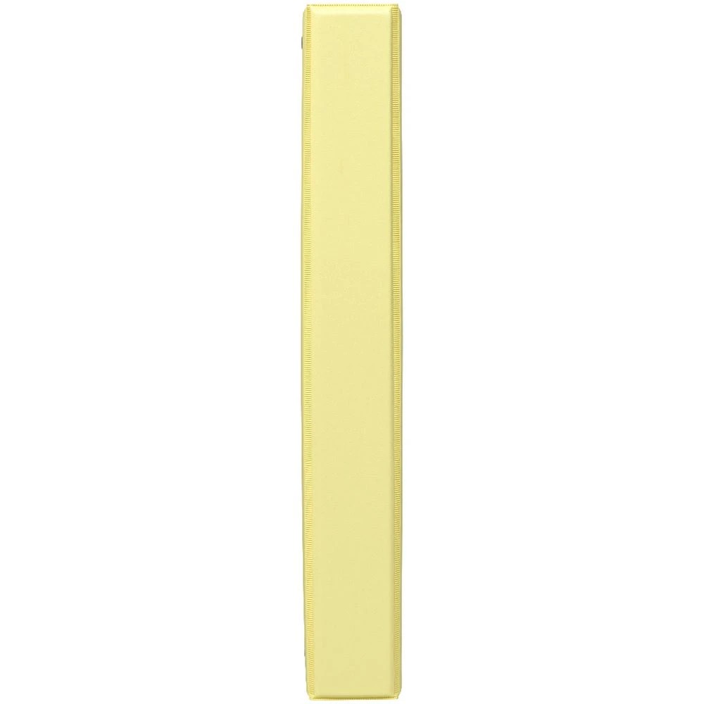 3 J.Burrows PP Binder A4 4 D-Ring 25mm Lemon, 3 of 4