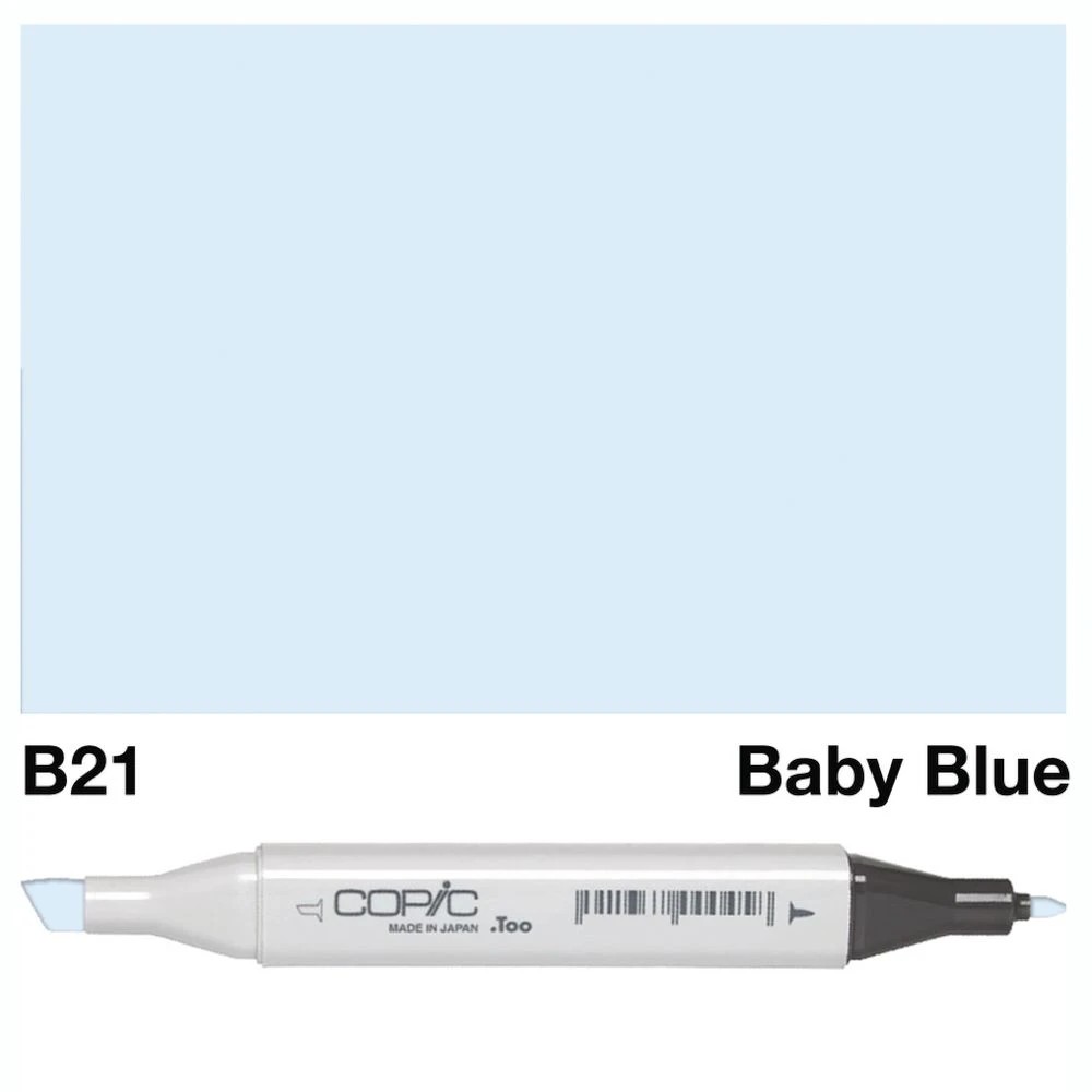 3 Copic Classic Original Dual Nib Marker B21 Baby Blue, 3 of 3