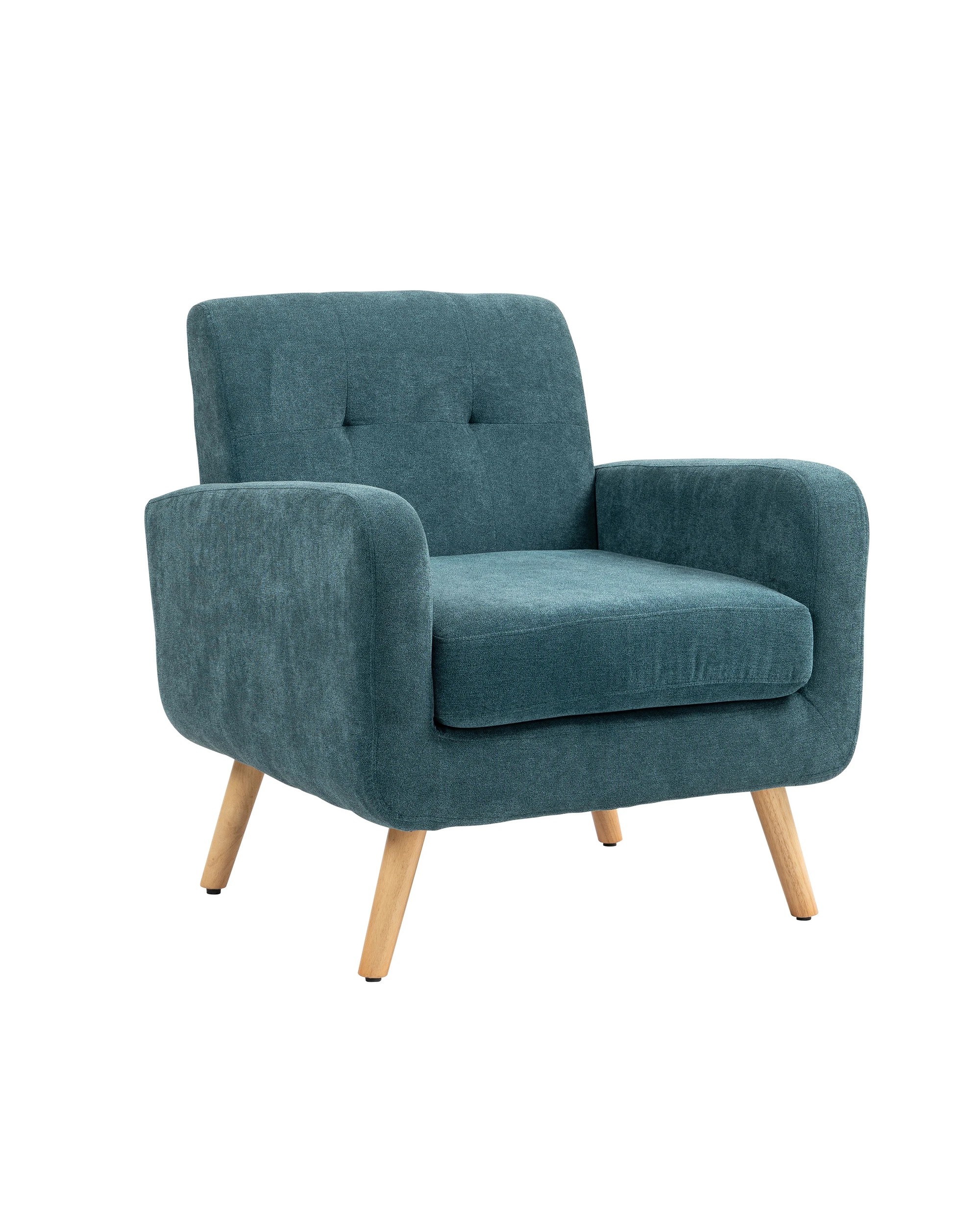 1 IHOMDEC Upholstered Tub Armchair - Orange - Orange, 1 of 10