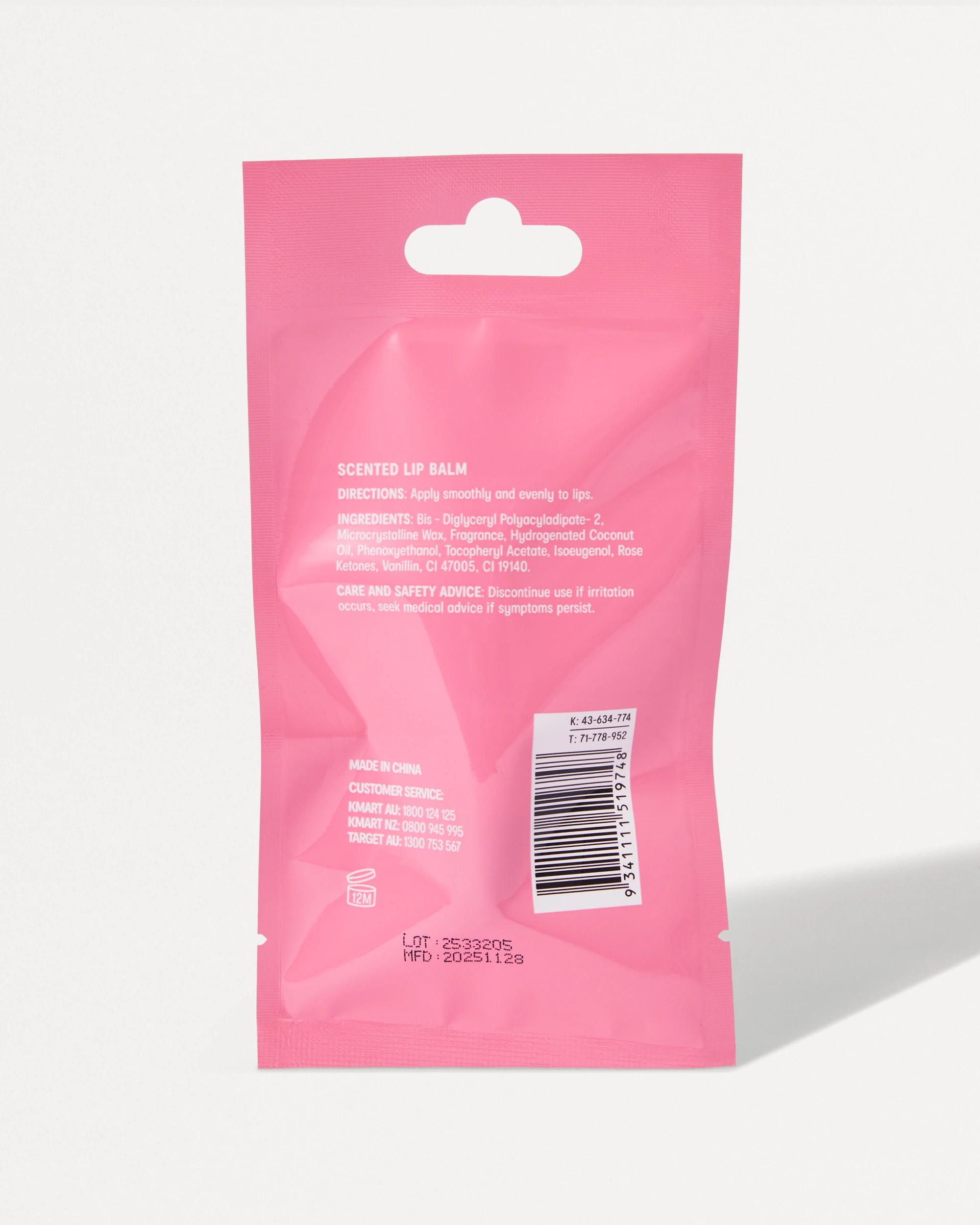 5 OXX Skincare Lip Care Lip Balm 15ml - Sugar Scented, 5 of 6