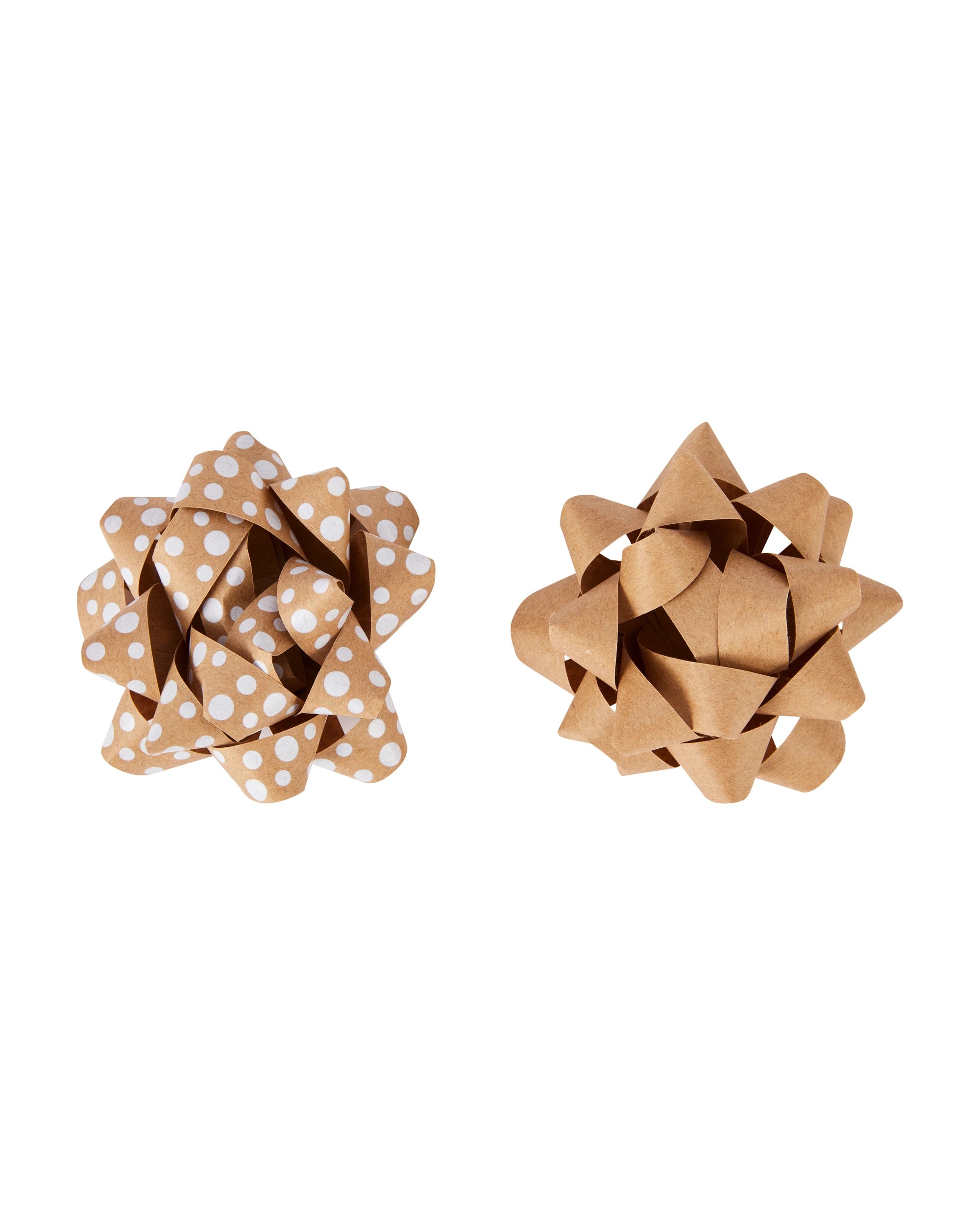 2 2 Piece Gift Bows - Kraft, 2 of 4