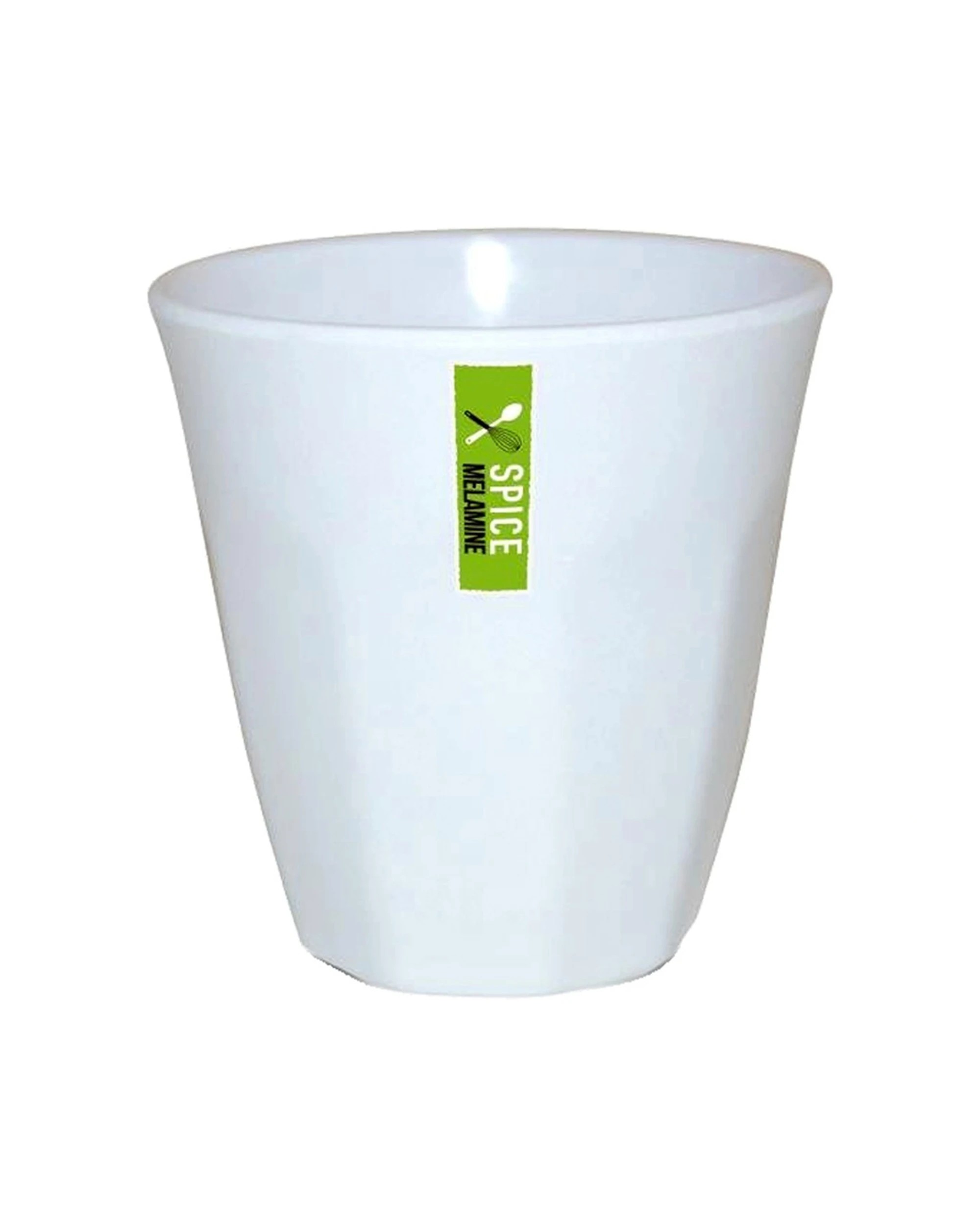1 Durmaz Melamine Tumbler Tableware 260mL - White, 1 of 1