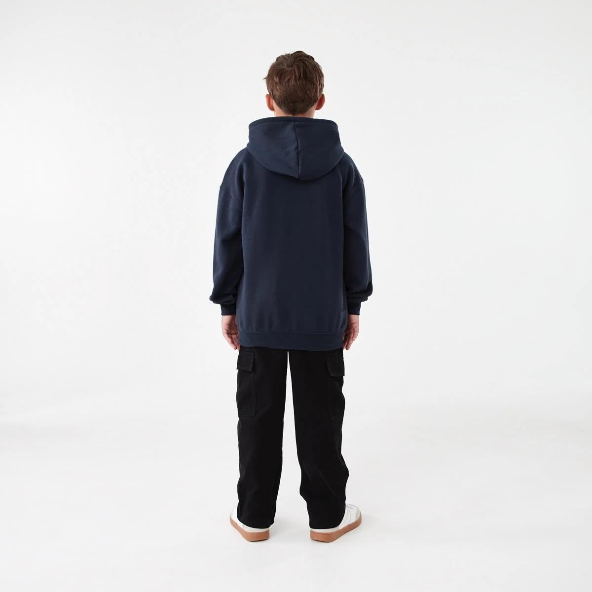 7 Print Pullover Hoodie With Pocket Blu Varsit, 7 of 7