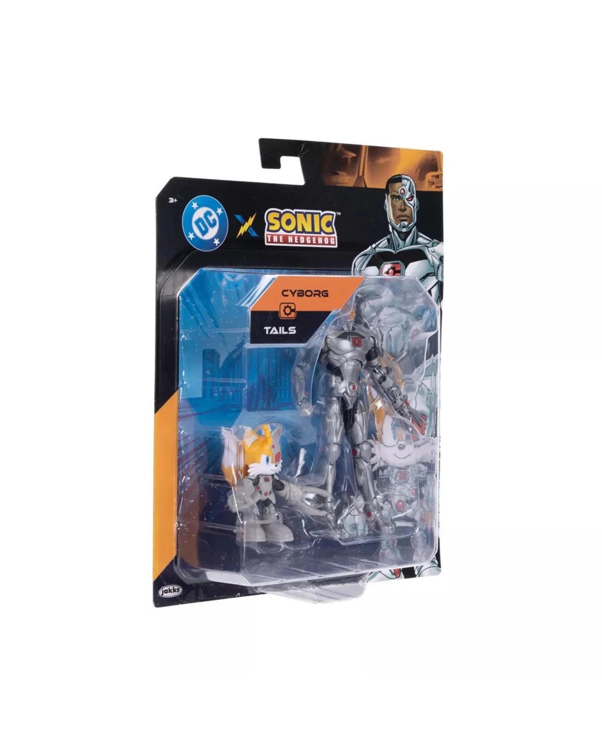 3 Sonic the Hedgehog X DC Cyborg and Tails as Cyborg 5 inch Action Figure 2 Pack, 3 of 8