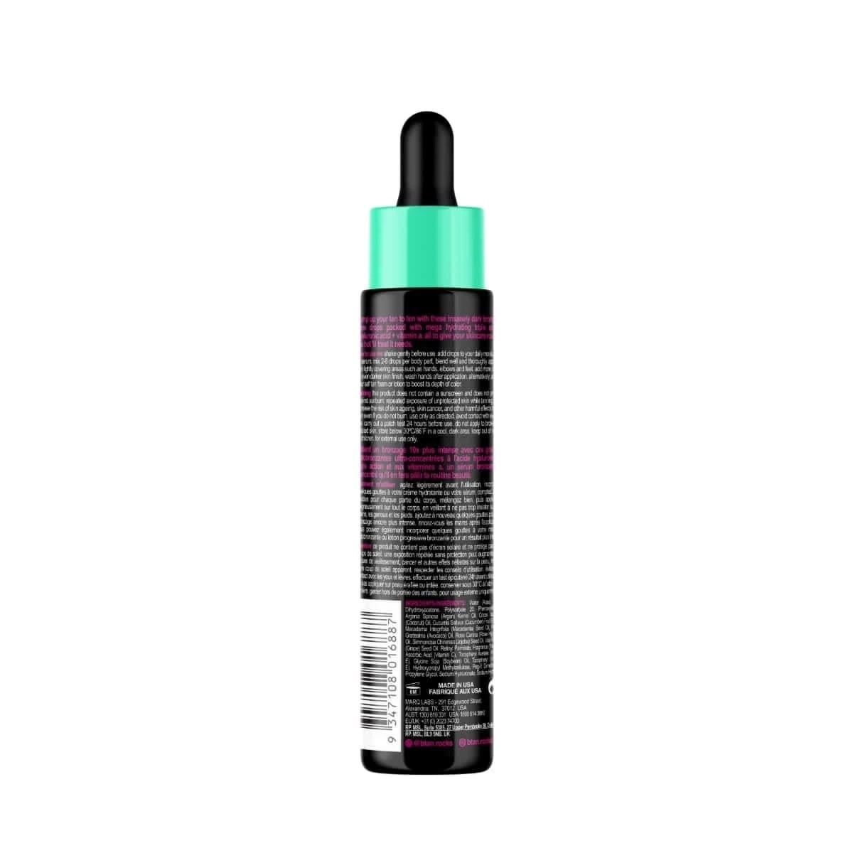 2 b.tan Pump Up the Tan to Ten Bronzing Glow Drops 30ml - Insanely Dark, Triple Action Hyaluronic Acid and Vitamin A, 2 of 5