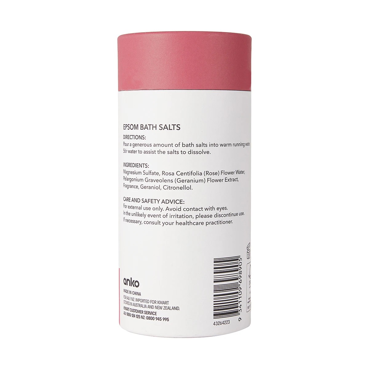 5 Epsom Bath Salts 750g - Rose and Geranium, 5 of 5