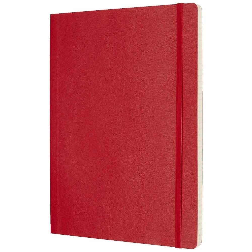 2 Moleskine Softcover Ruled XL 192pg Notebook Scarlet Red, 2 of 3