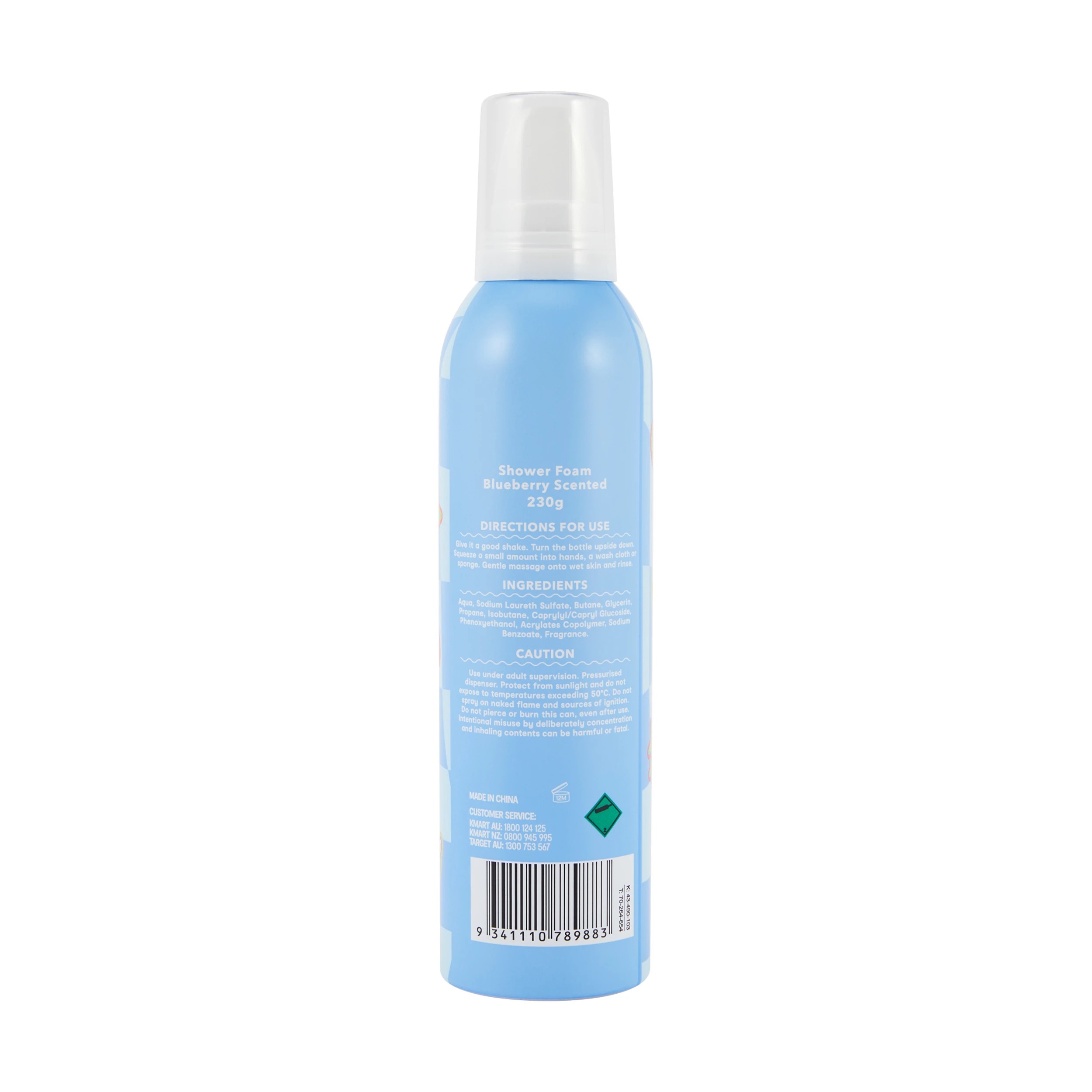 4 OXX Bodycare Shower Foam 230g - Blueberry Scented, 4 of 4