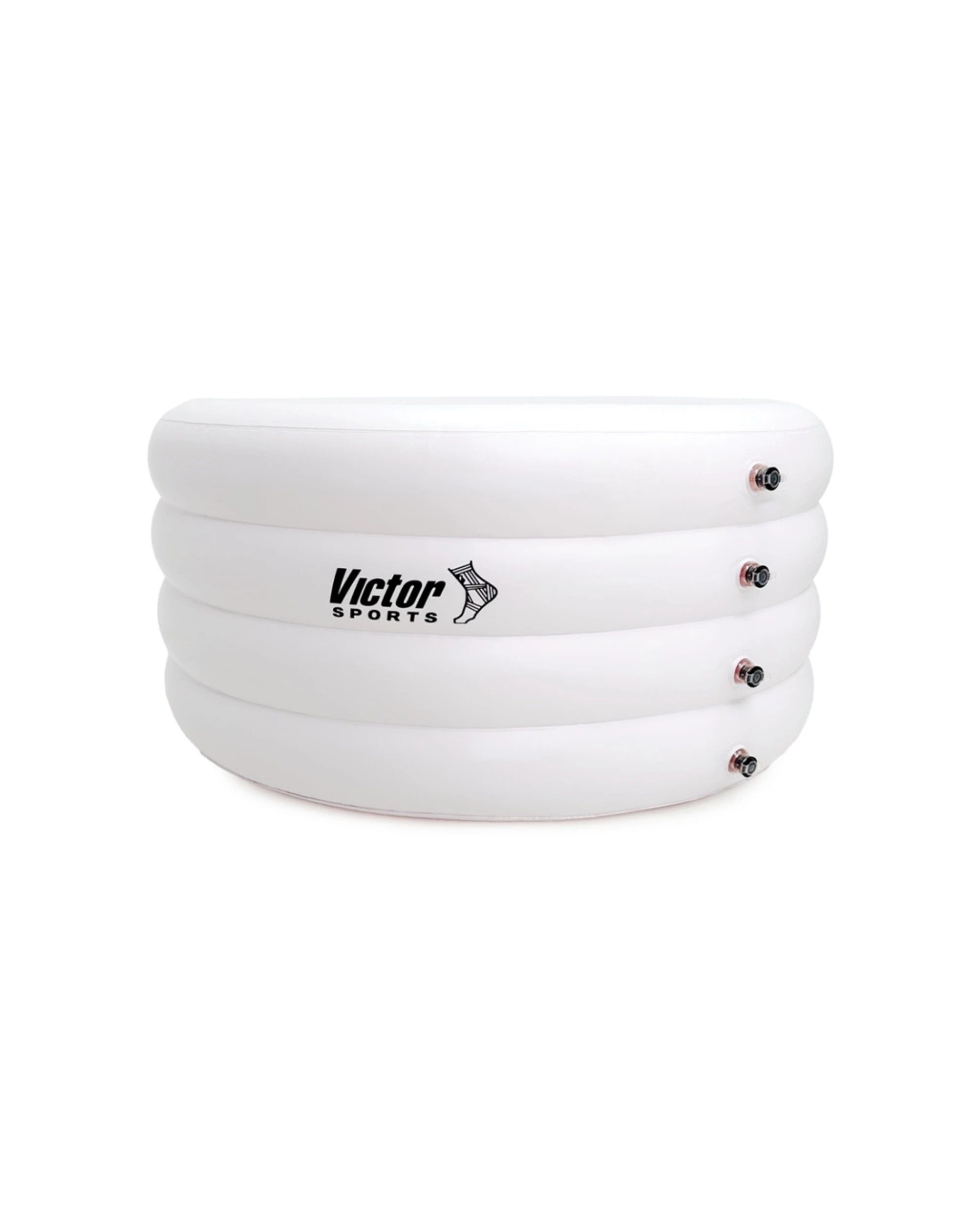 1 Victor Sports Inflatable Portable Ice Bath PVC Material 125x65cm 190L - White, 1 of 4
