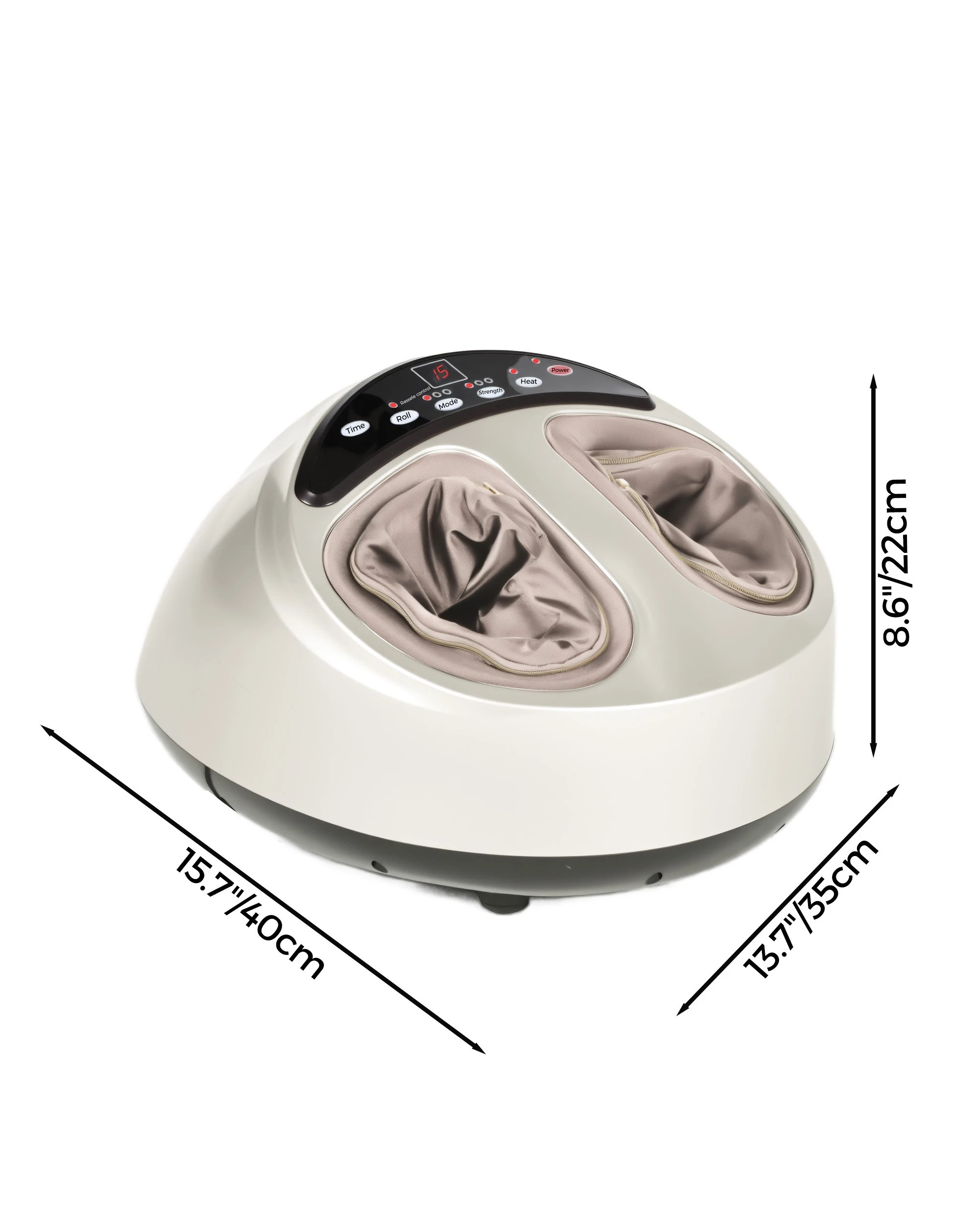 5 Advwin Foot Massager Machine with 3 Modes Ajustable Time - White, 5 of 5