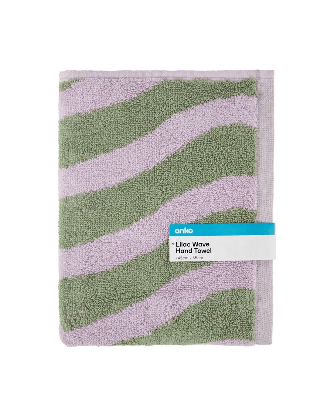 5 Lilac Wave Cotton Hand Towel, 5 of 6