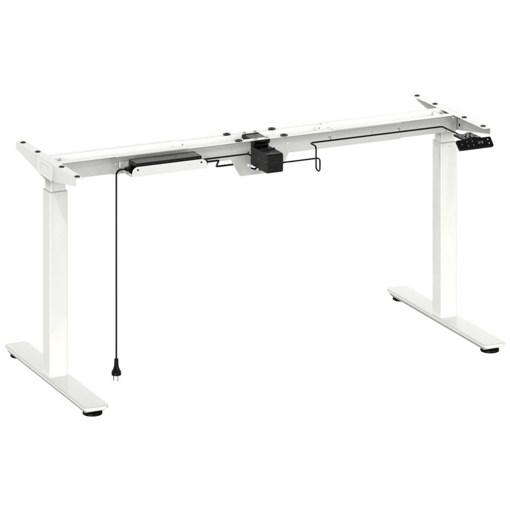3 Matrix Executive Electric Desk Frame White Desks, Tables and Workstations, 3 of 6