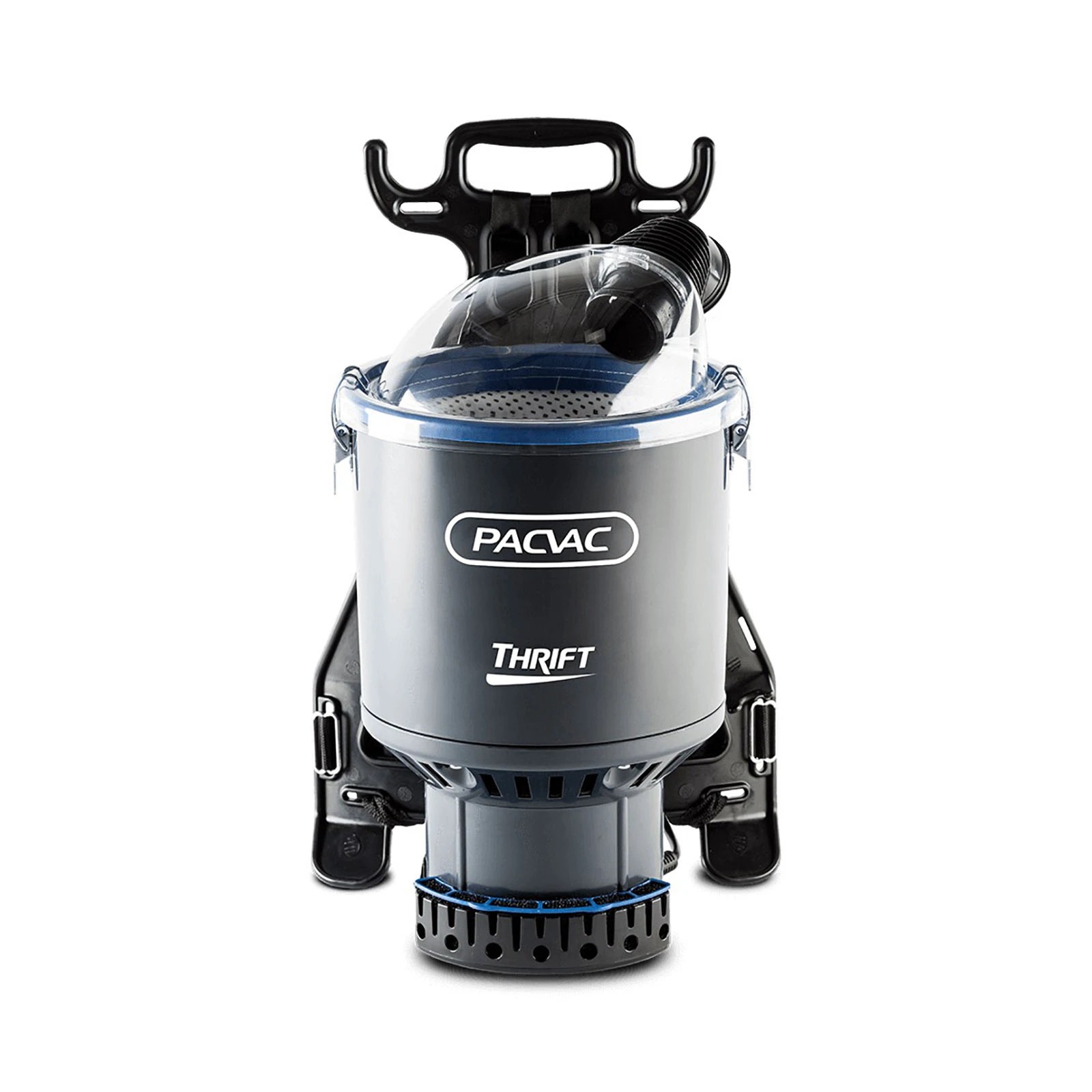 1 Pacvac Thrift 1300W Commercial Backpack Vacuum Cleaner - Black, 1 of 3