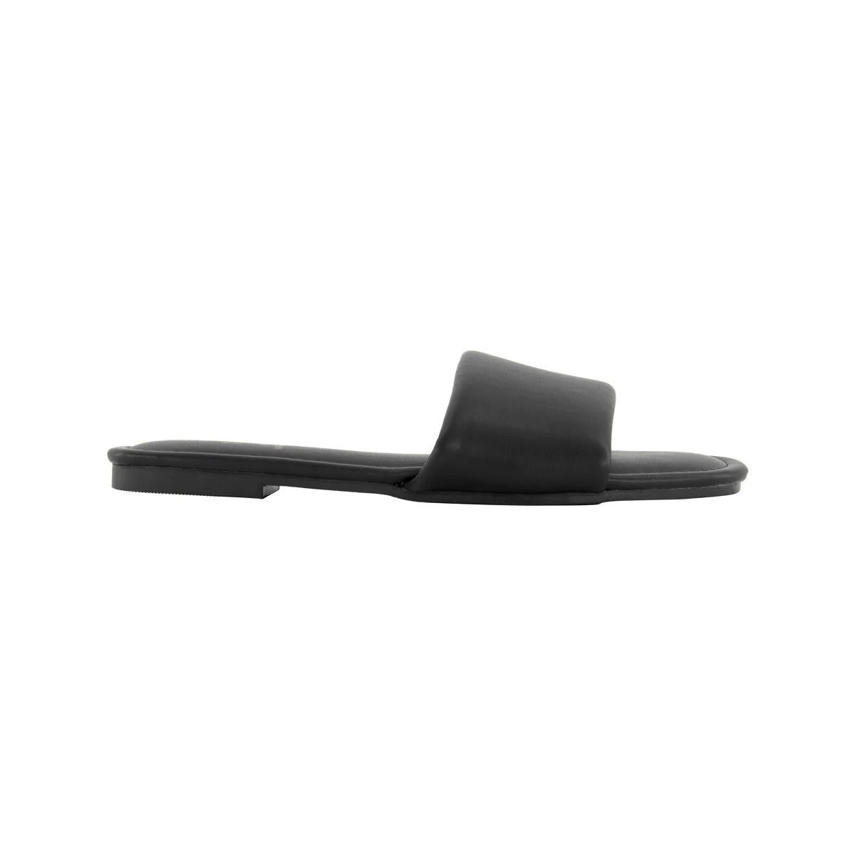 1 Comfort Footbed Slides BLACK, 1 of 3