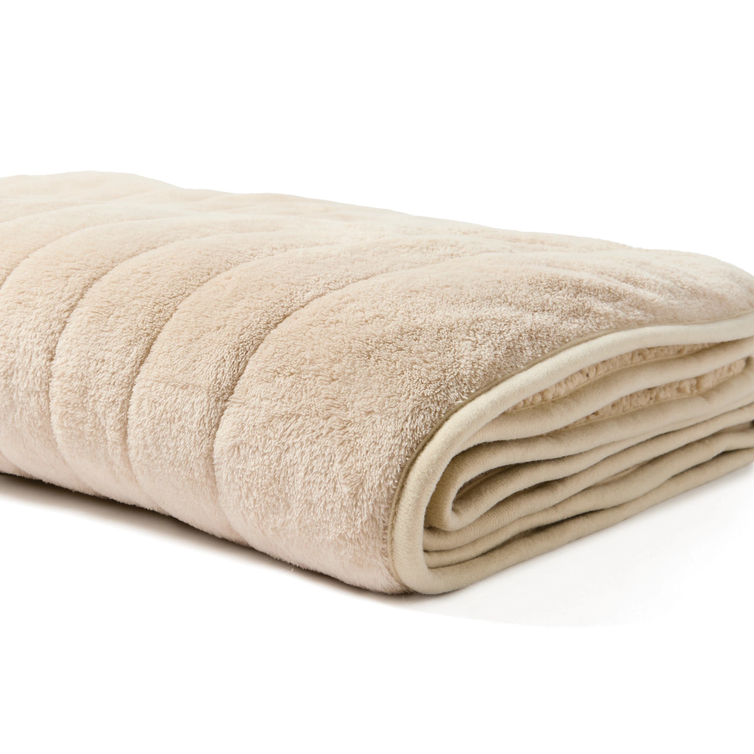 3 Heated Throw Sherpa - Natural, 3 of 6