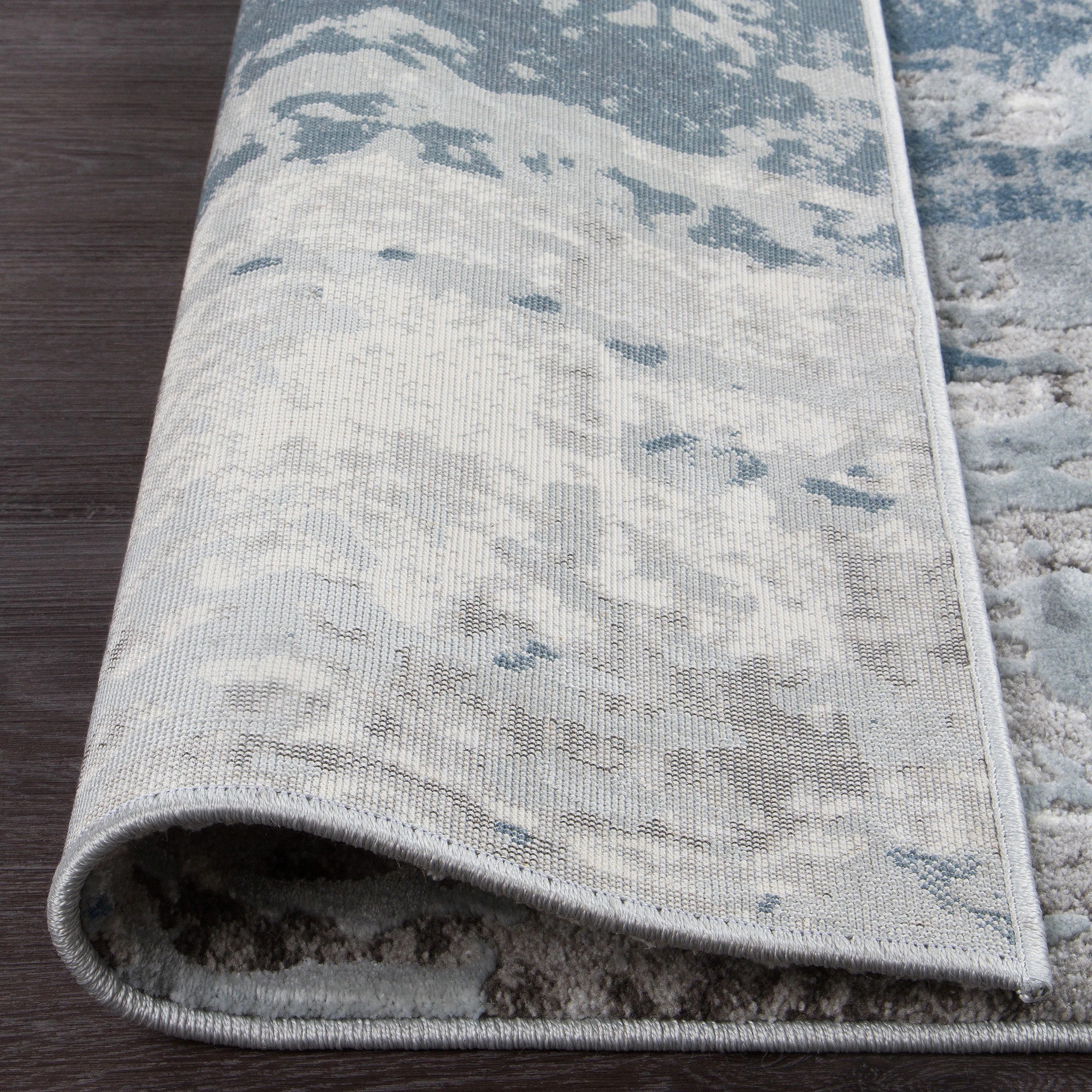 7 Common Ground Rugs Isola 1733 400x300cm - Extra Extra Large Floor Rug - Blue, 7 of 7