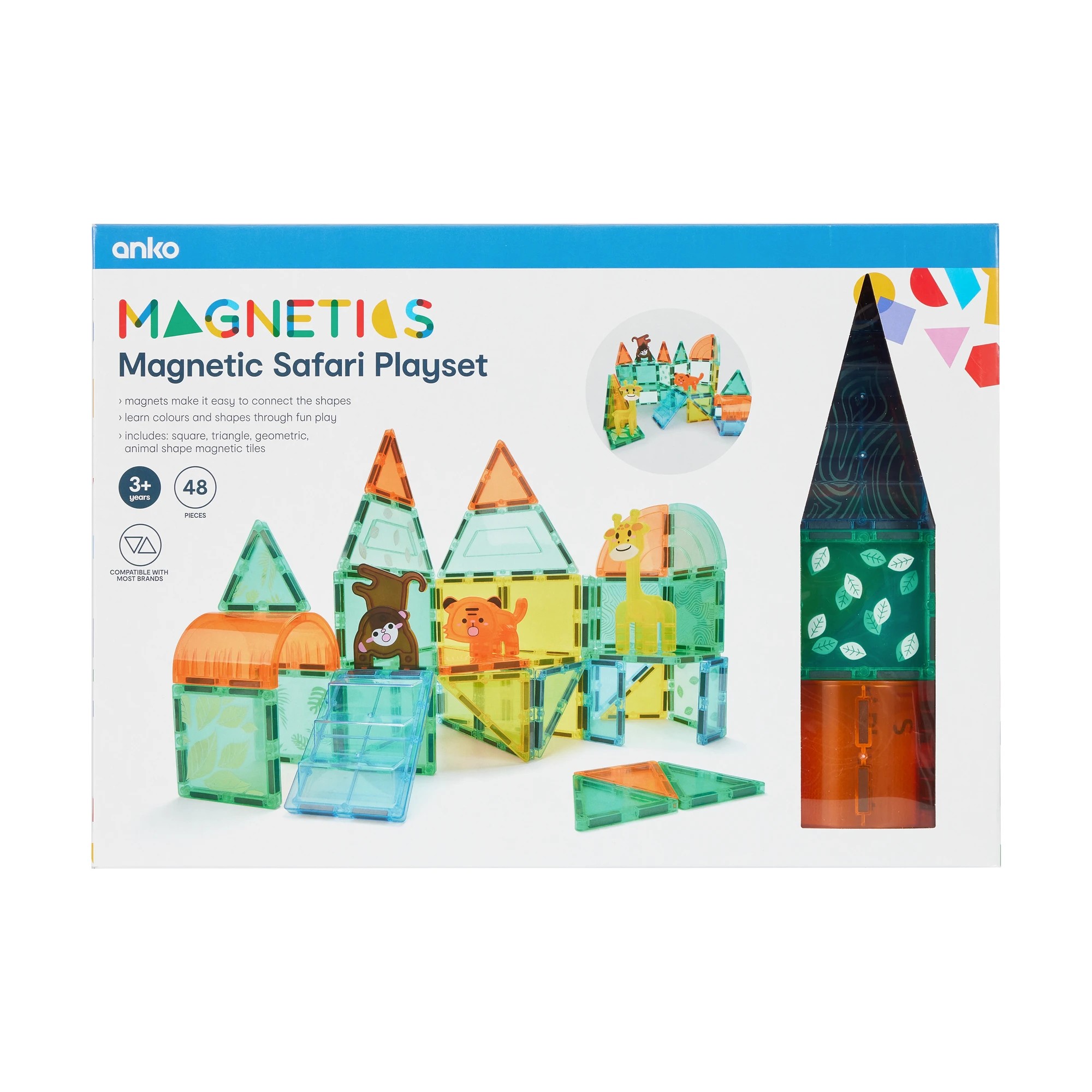 10 48 Piece Magnetic Safari Playset, 10 of 10