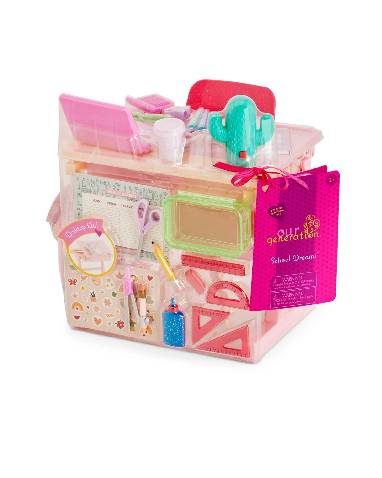 8 Our Generation School Dreams 30 - piece Tilting Desk Set for 18 - inch Dolls - Multi, 8 of 9