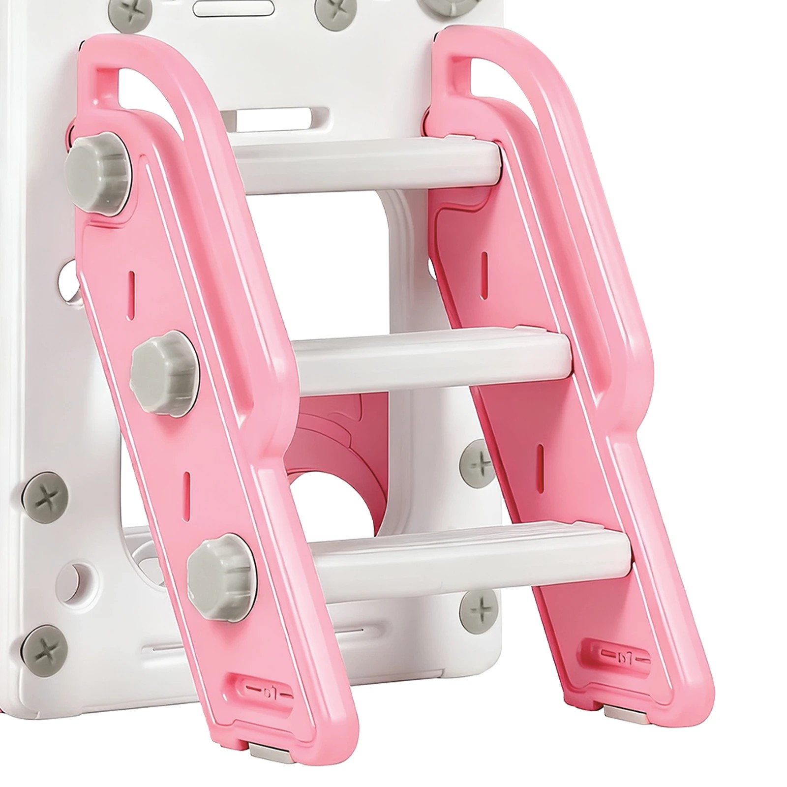 9 Advwin 9 in 1 L-Shaped Toddler Slide Indoor Baby Slide Kids Playset Outdoor Playground, 9 of 10