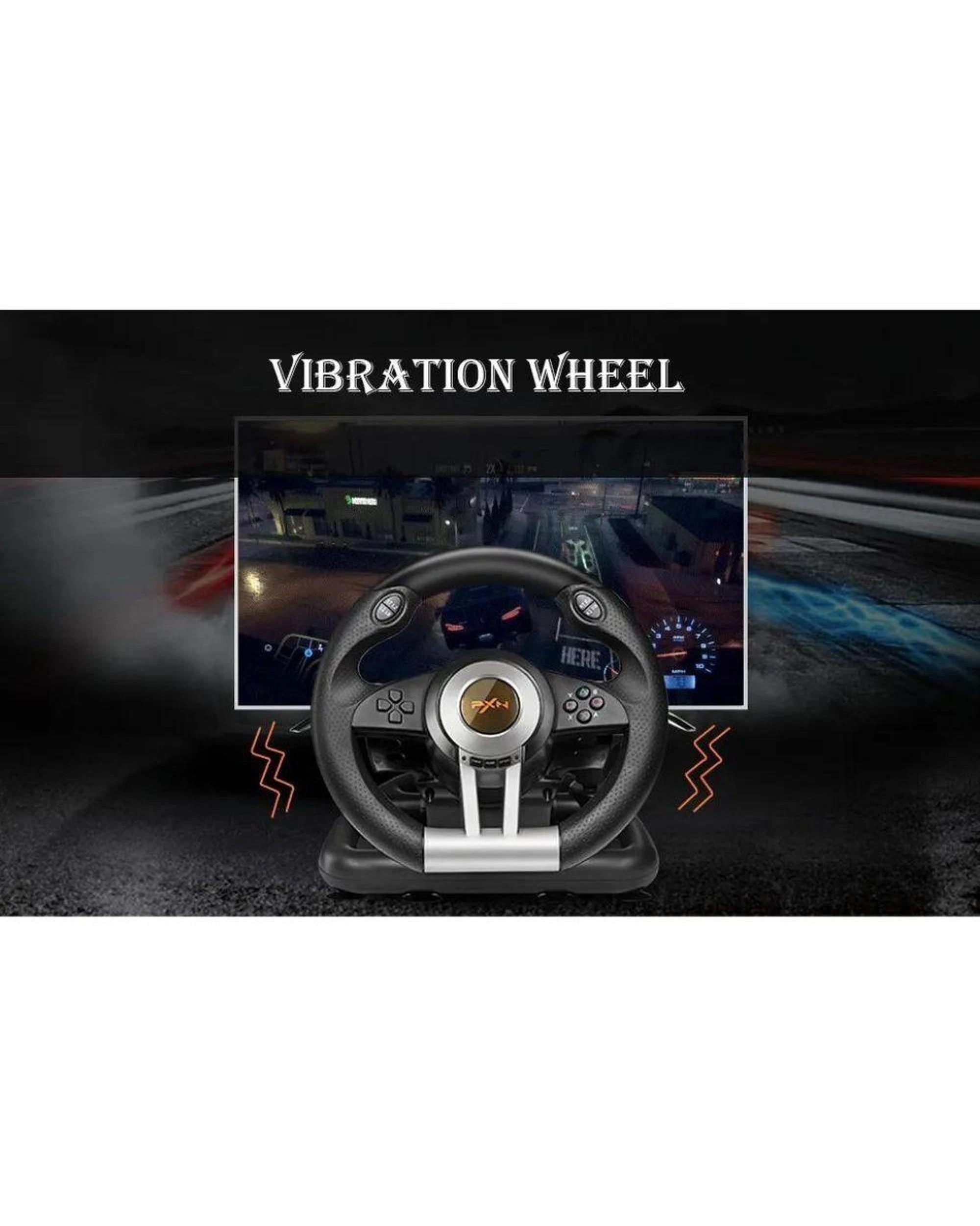 9 PXN V3 Pro Racing Wheel Switch 1 2 PC PS4 Xbox One Series X S Vibrate Pedals Clamp 180 Degree Rotate, 9 of 10
