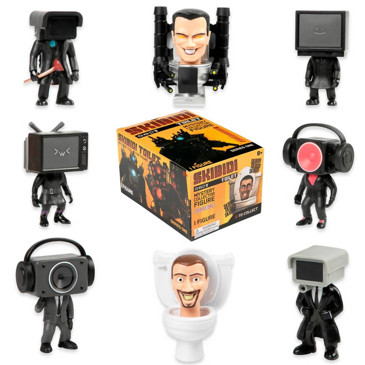 2 Skibidi Toilet Mystery Collector Figure - Assorted, 2 of 10
