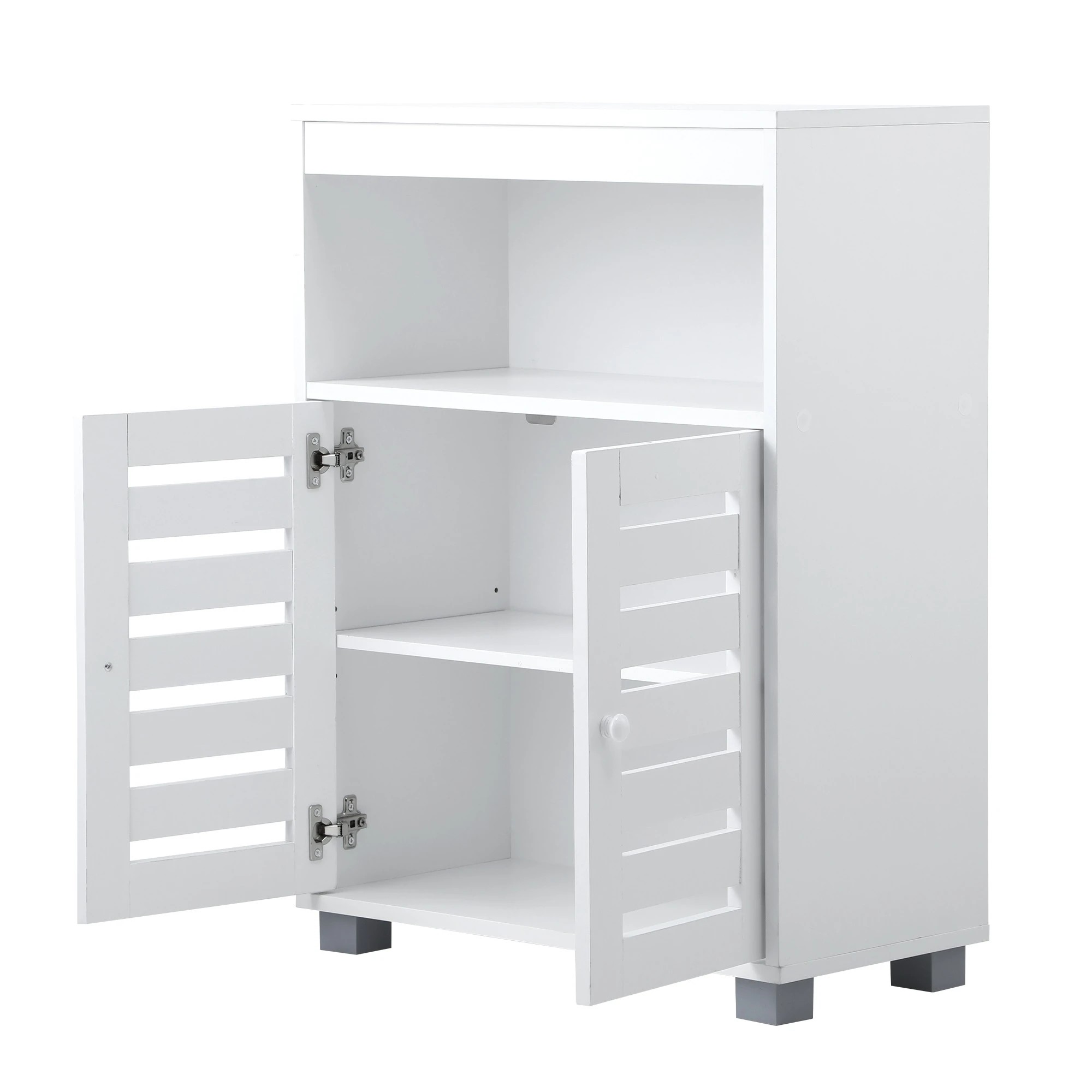 7 Oikiture 2x Buffet Sideboard Storage Cabinet - White, 7 of 9