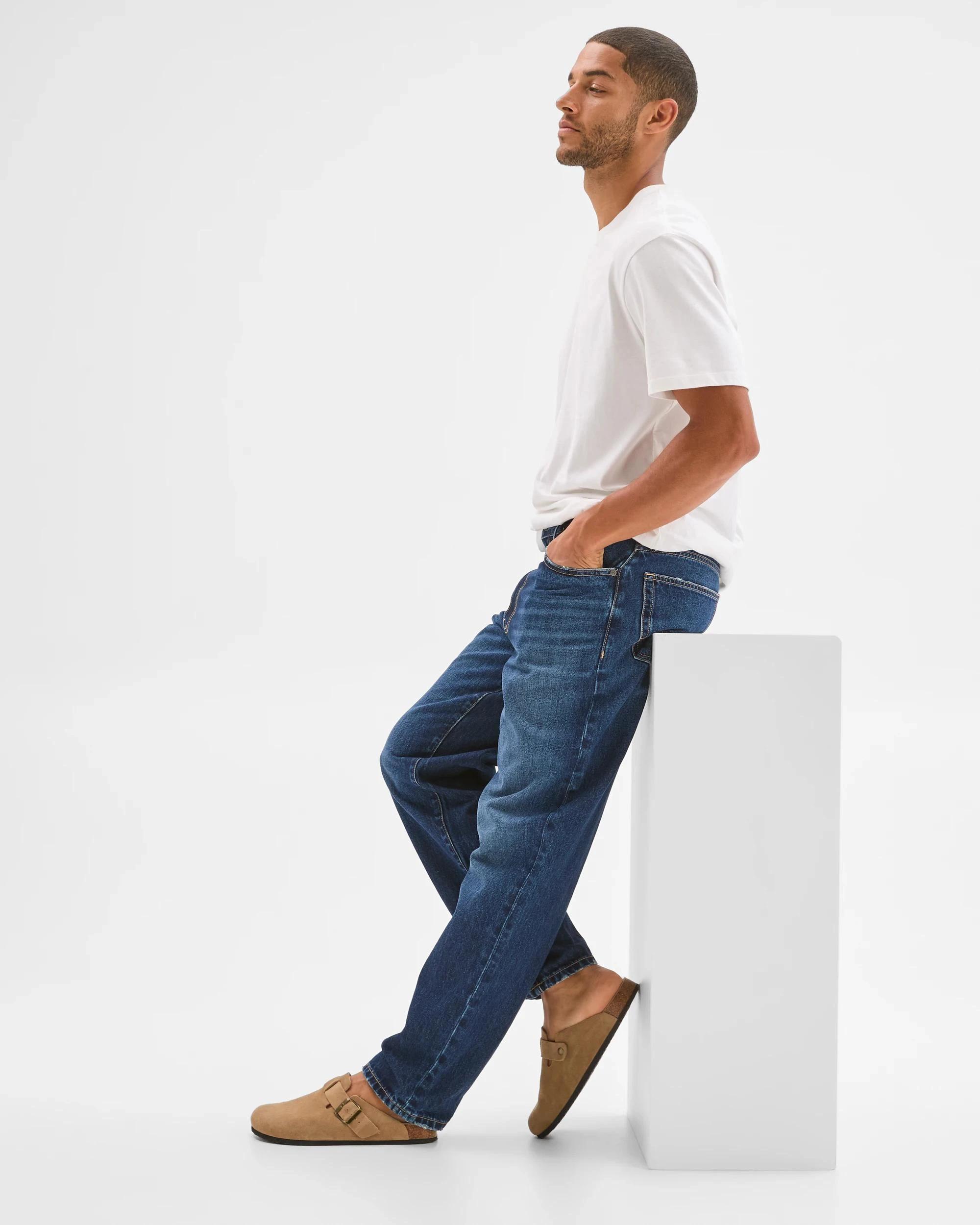 2 Target Man Relaxed Fit Denim Jeans DARK BLUE, 2 of 6