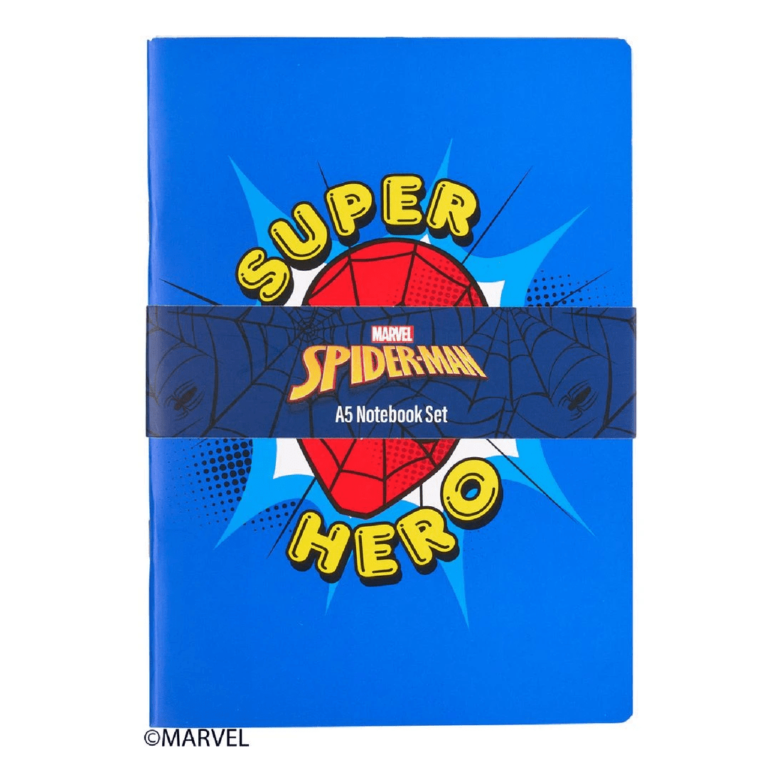 1 Marvel Spider-Man A5 Notebooks 64 Page 3 Pack, 1 of 5