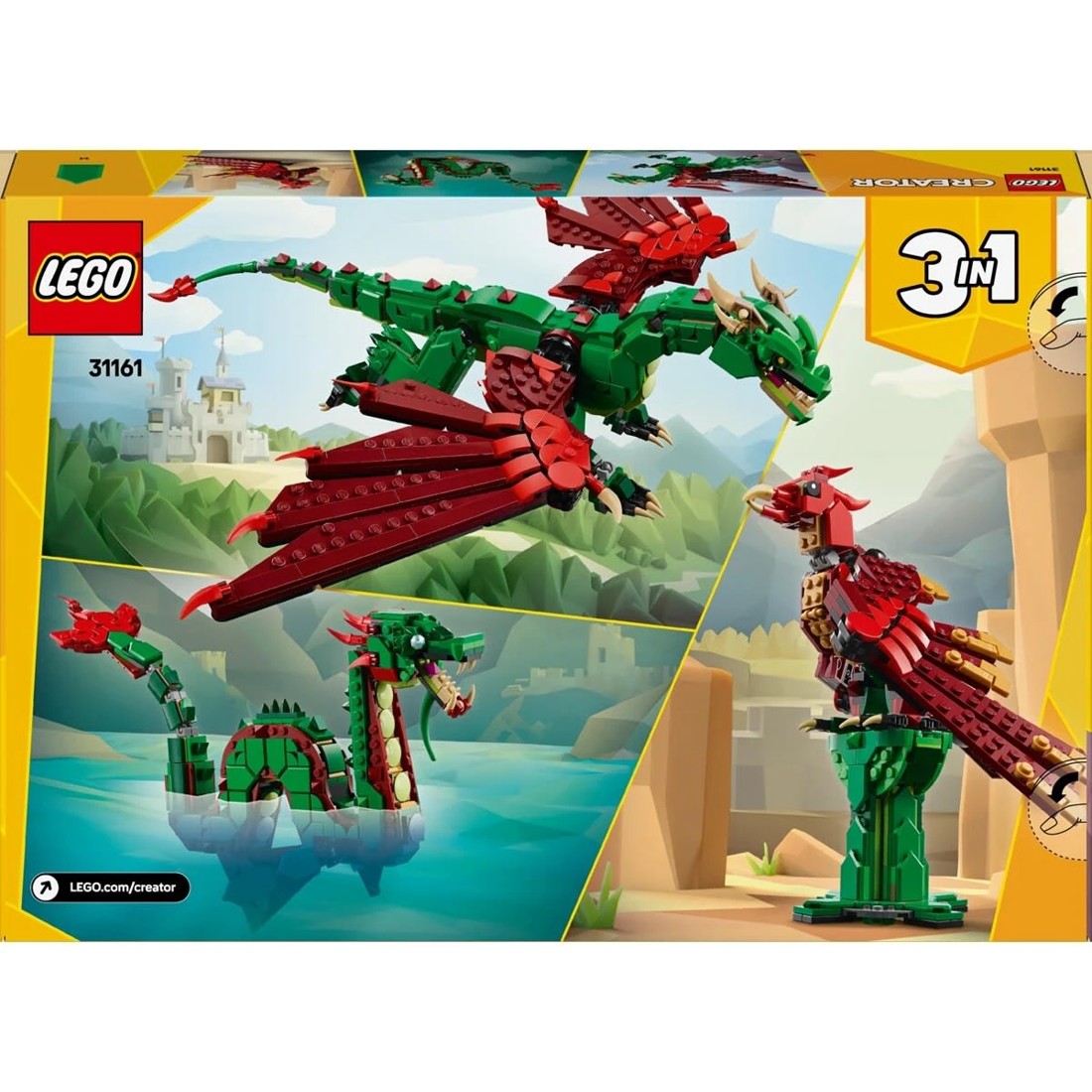 10 LEGO Creator Medieval Dragon 31161, 10 of 10