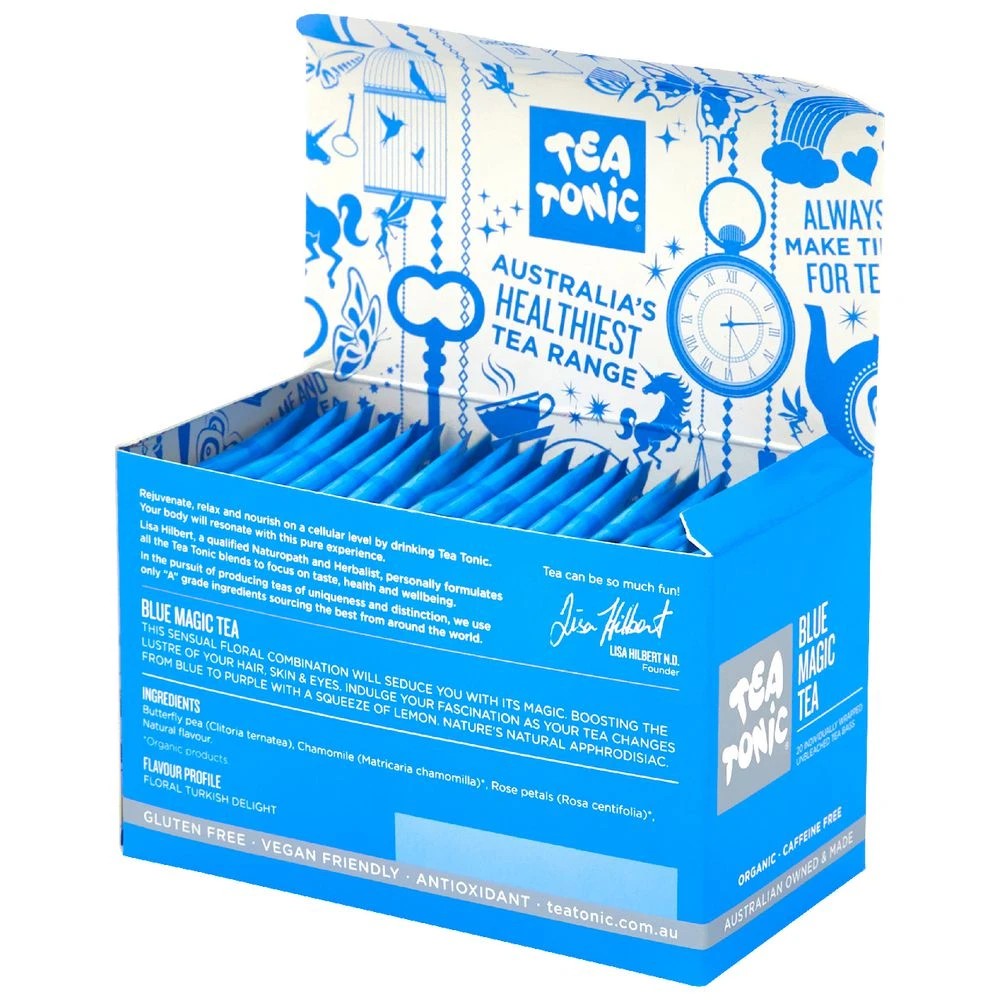2 Tea Tonic Blue Magic Tea Bags 20 Pack, 2 of 2