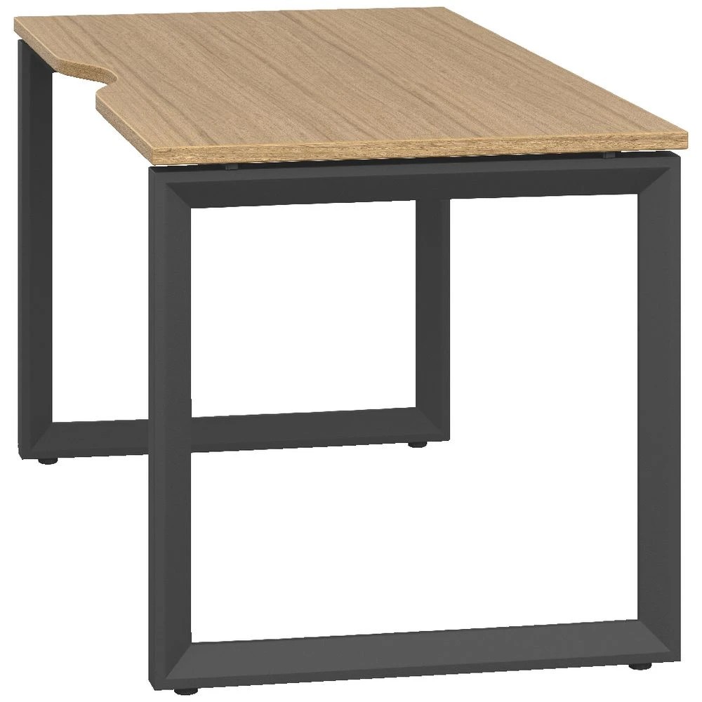3 Stilford S2 Pro Version 1 Desk 1500 x 750mm Oak/Black Desks, Tables and Workstations, 3 of 4