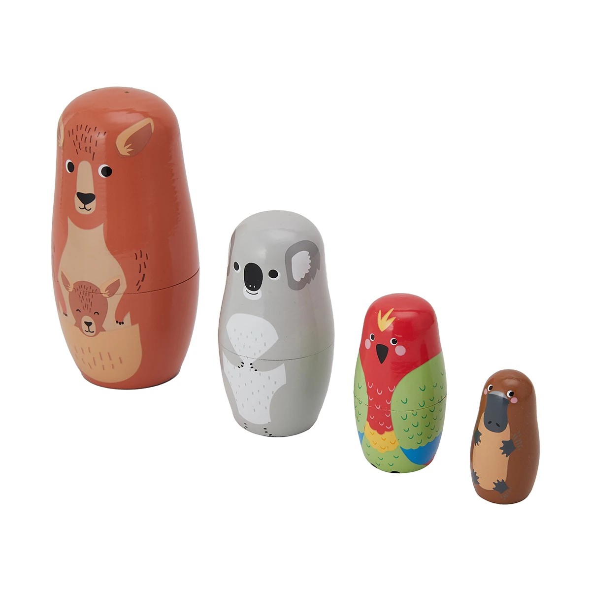 3 4 Piece Nesting Animals, 3 of 10