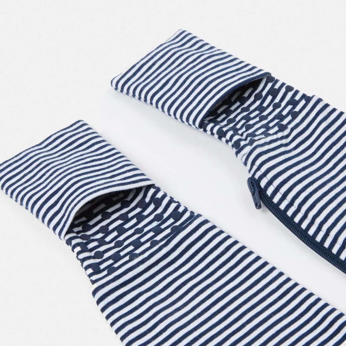 4 Turn Cuff Coverall Nvy Stripe, 4 of 4