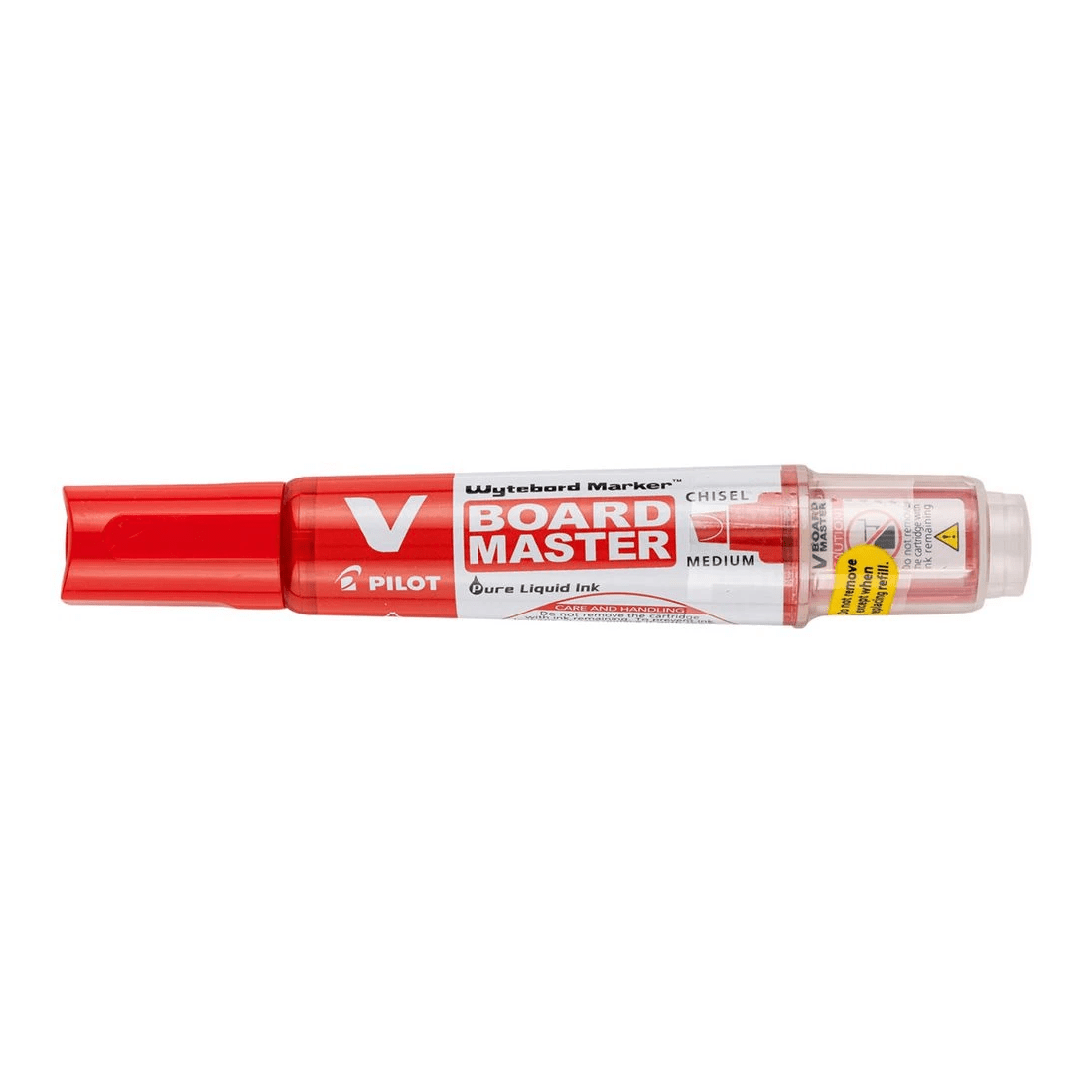 1 PILOT V Board Master Whiteboard Marker Chisel Tip Red, 1 of 6