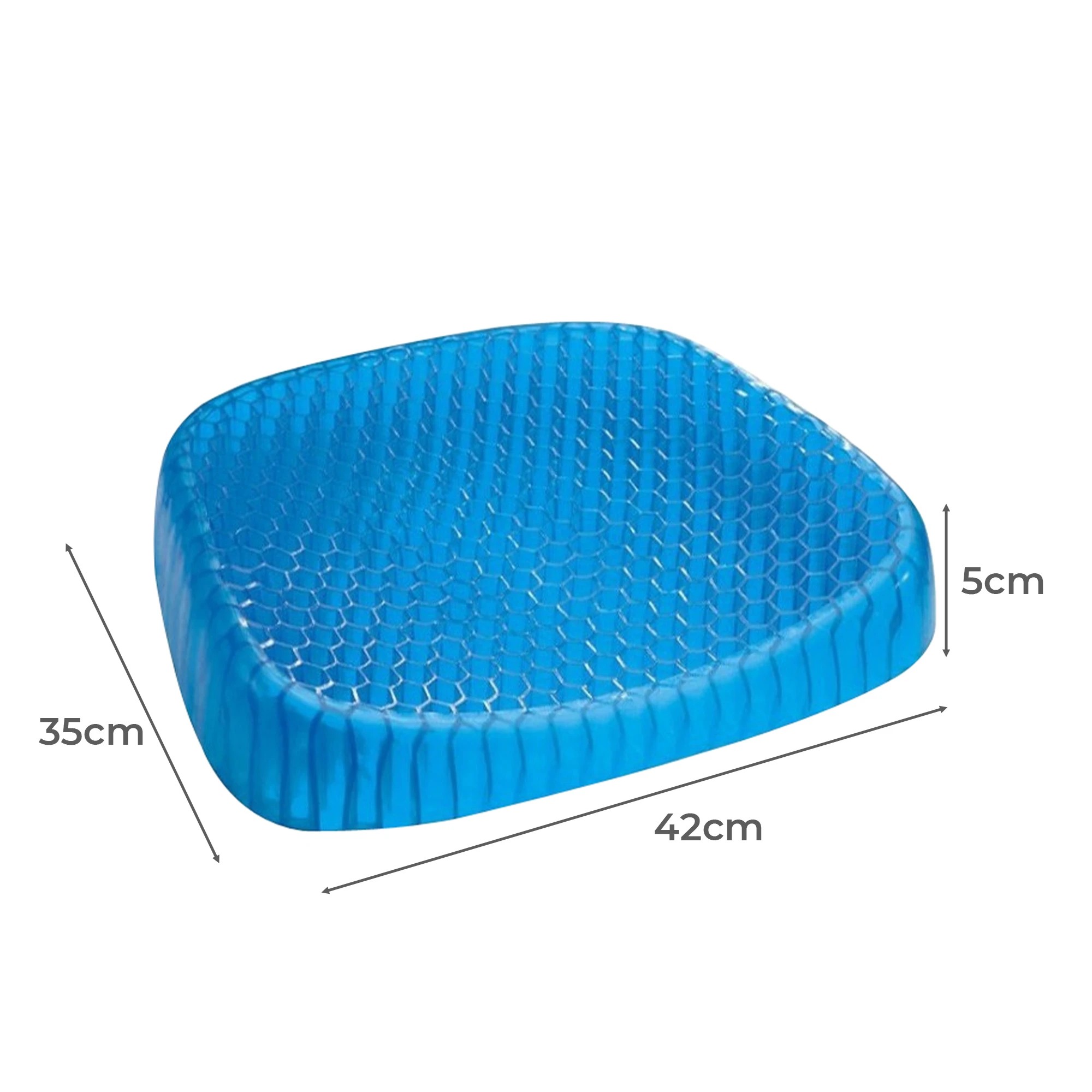 3 Gel Honeycomb Seat Cushion Flex Back Support Spine Breathable Protector Relief, 3 of 6