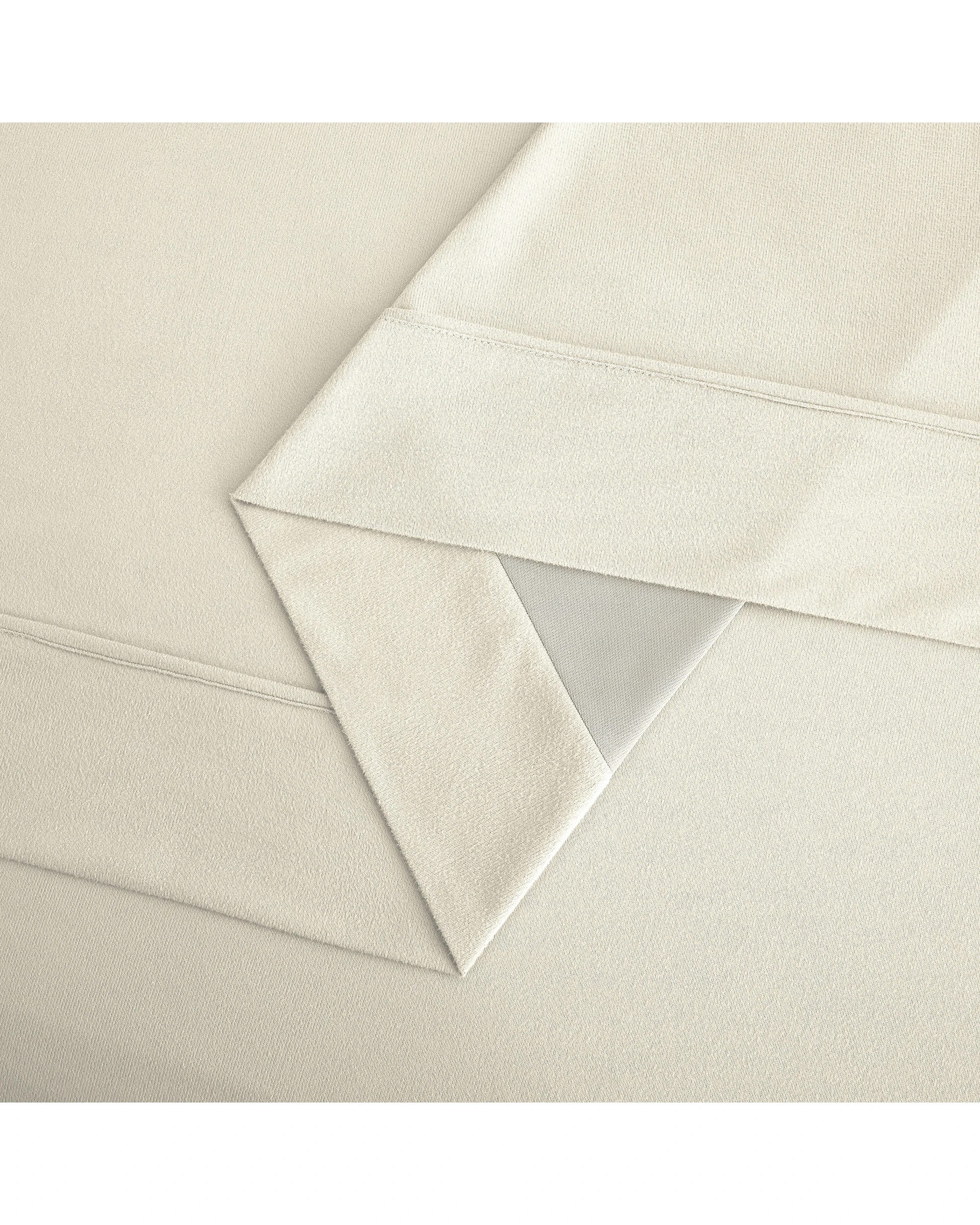 6 Dreamaker Micro Flannel Sheet Set - Queen Bed - Cream, 6 of 9