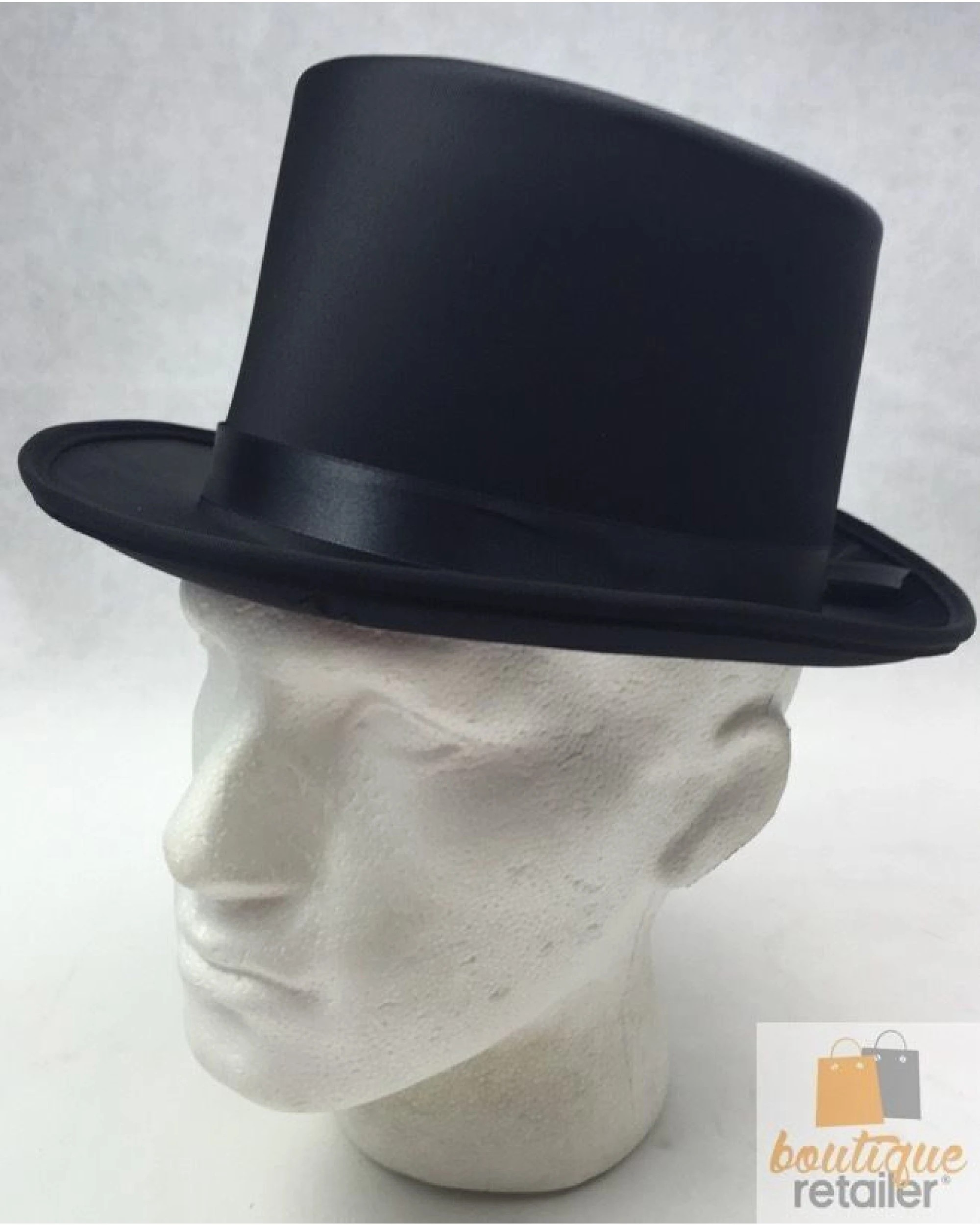 4 BR Costumes Satin Top Hat for Costume Parties - Bulk Pack of 6, 4 of 4