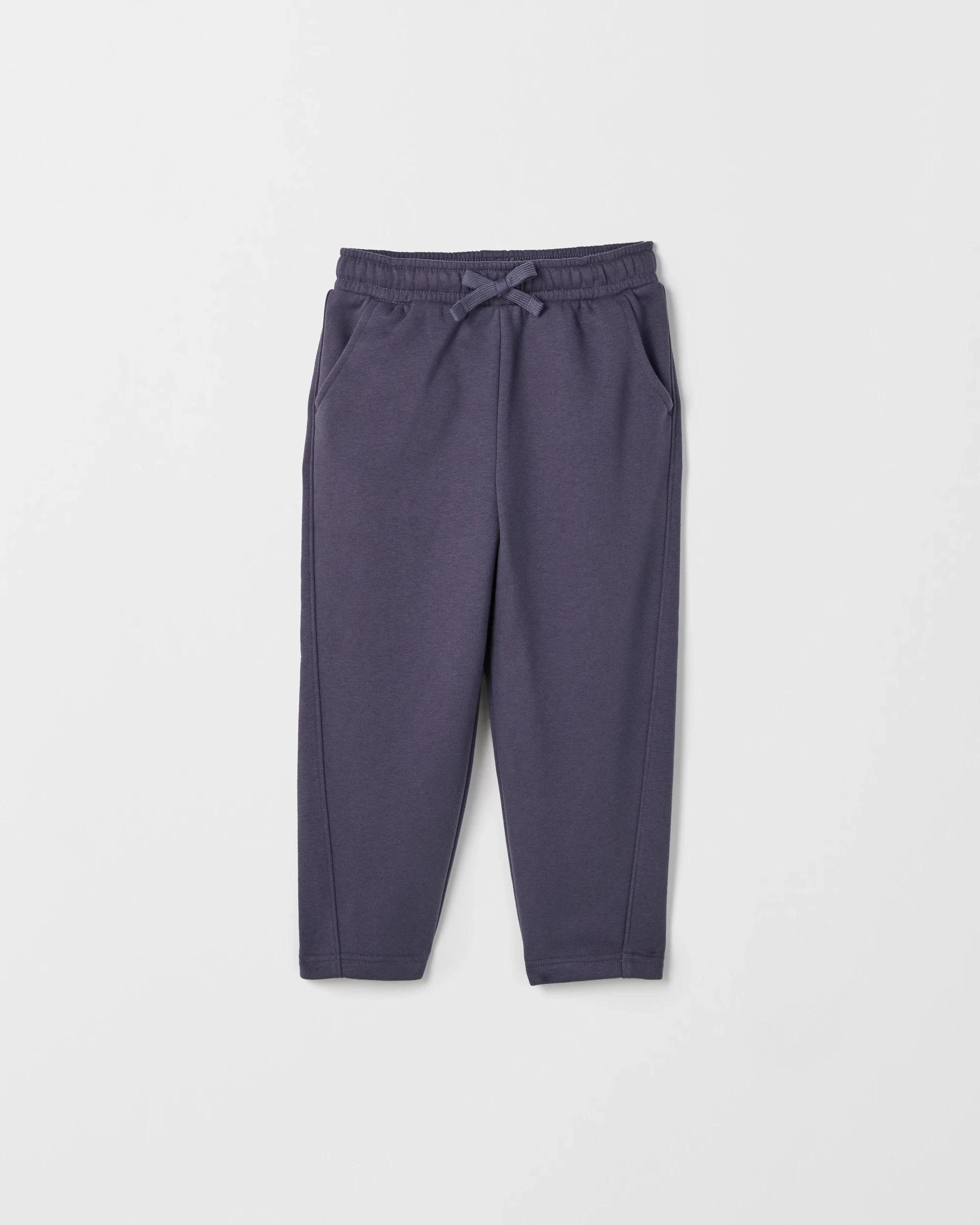 5 Target Kids Fashion Heavyweight Barrel Leg Trackpants DARK PURPLE, 5 of 6