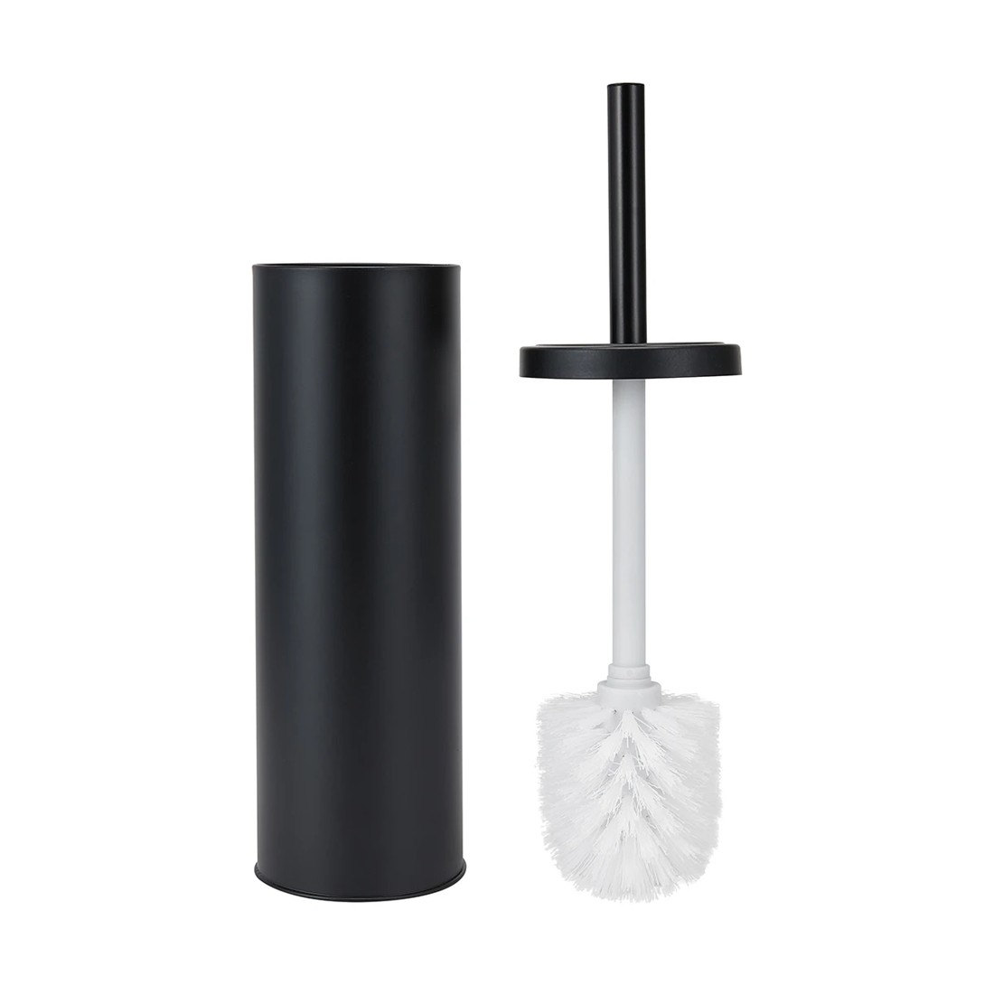 1 Toilet Brush Set - Black, 1 of 9