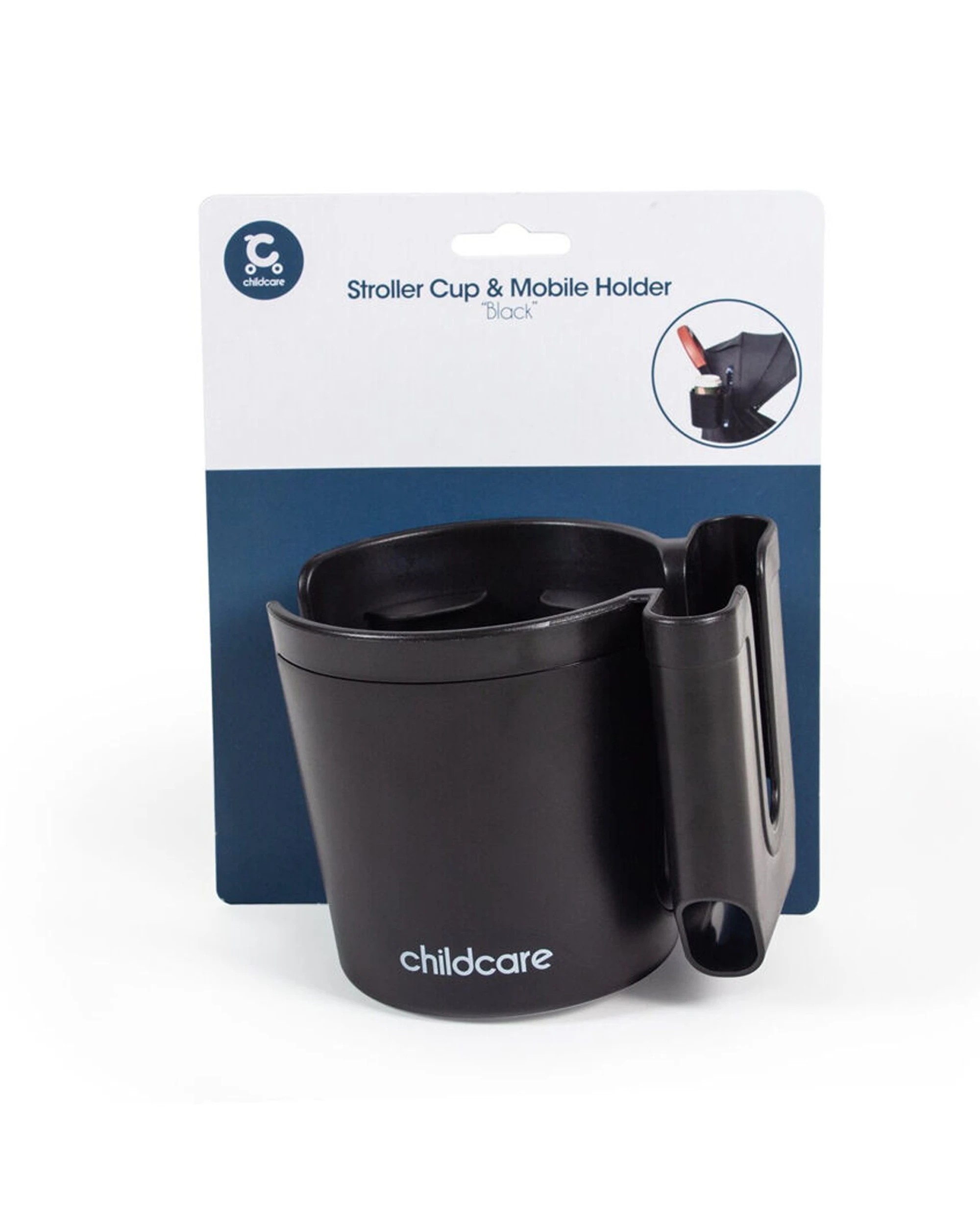 7 Childcare Lightweight Pram And Stroller Cup And Mobile Holder No Tools - Black, 7 of 7