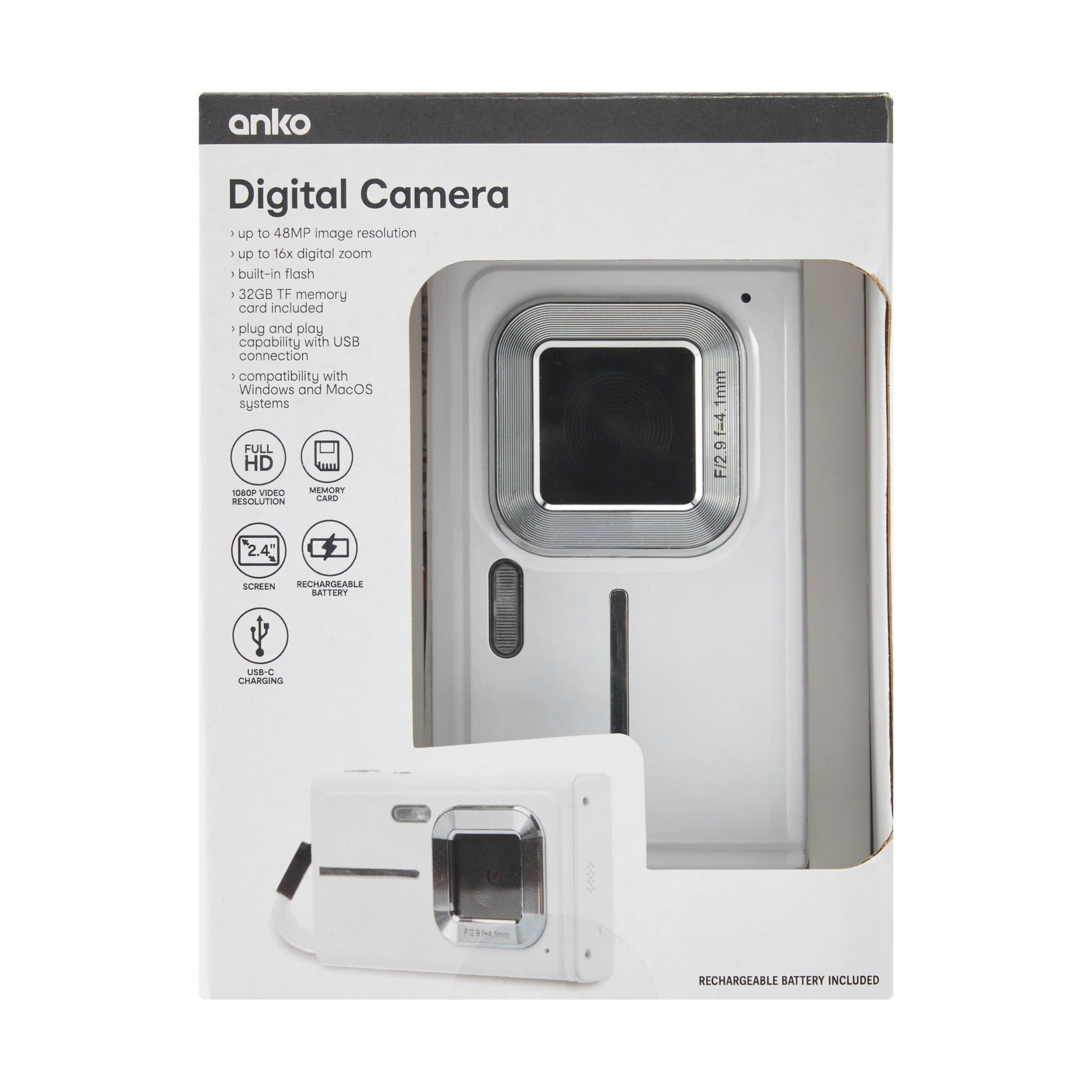 9 Digital Camera - White, 9 of 10