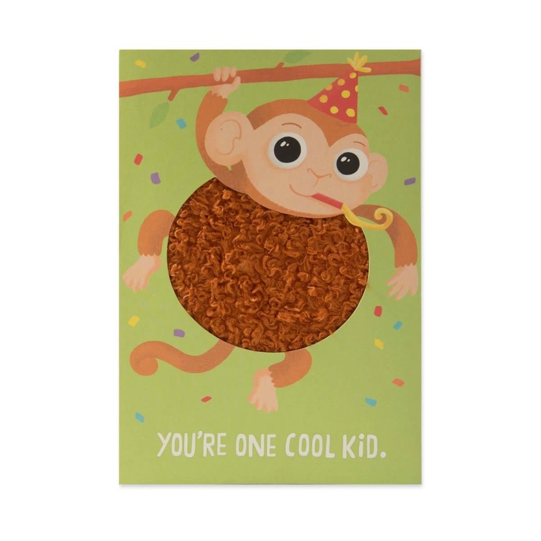 3 Hallmark Birthday Card - Fuzzy Monkey, 3 of 3