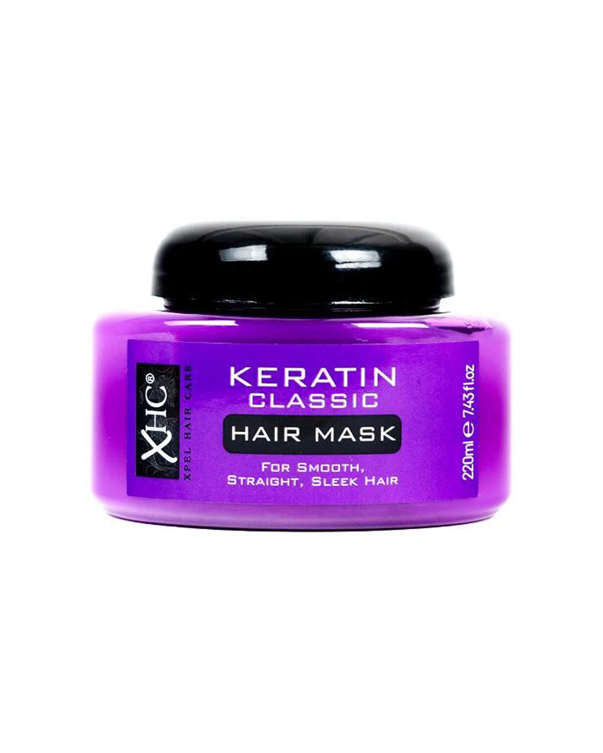 2 XHC 12PK Keratin Classic Hair Mask For Smooth Straight Sleek 220ml - Purple, 2 of 3