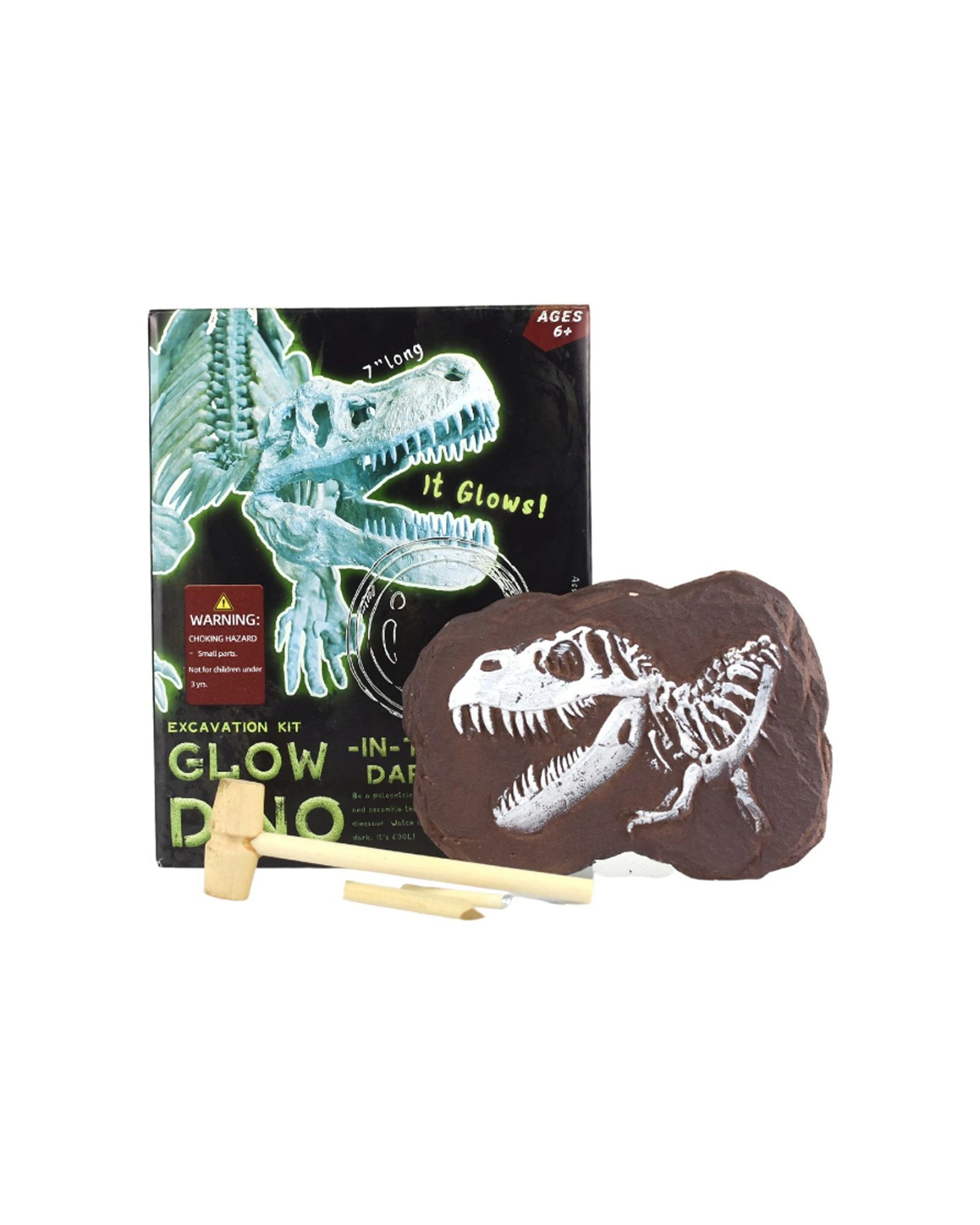 2 Kaper Kidz Glow In The Dark Tyrannosaurus Excavation Kit Educational Toy - Plain, 2 of 5