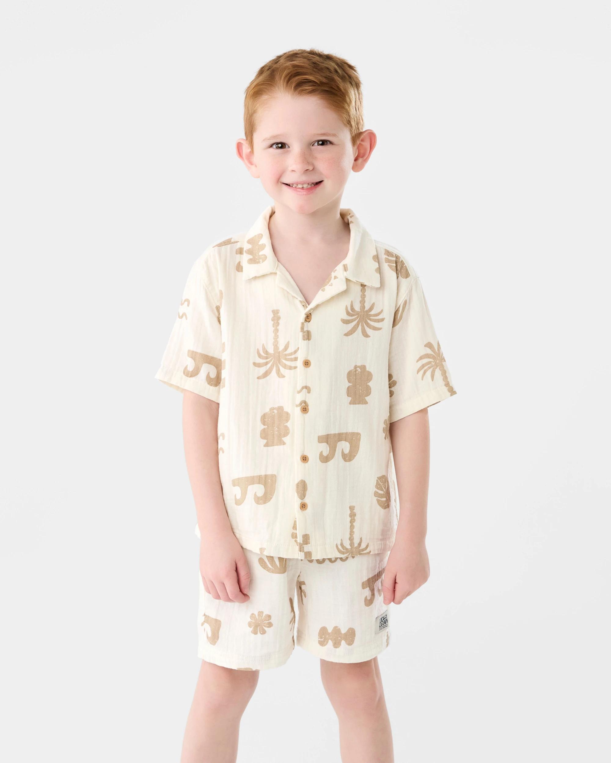 1 Double Cloth Shirt Wht Surf, 1 of 6