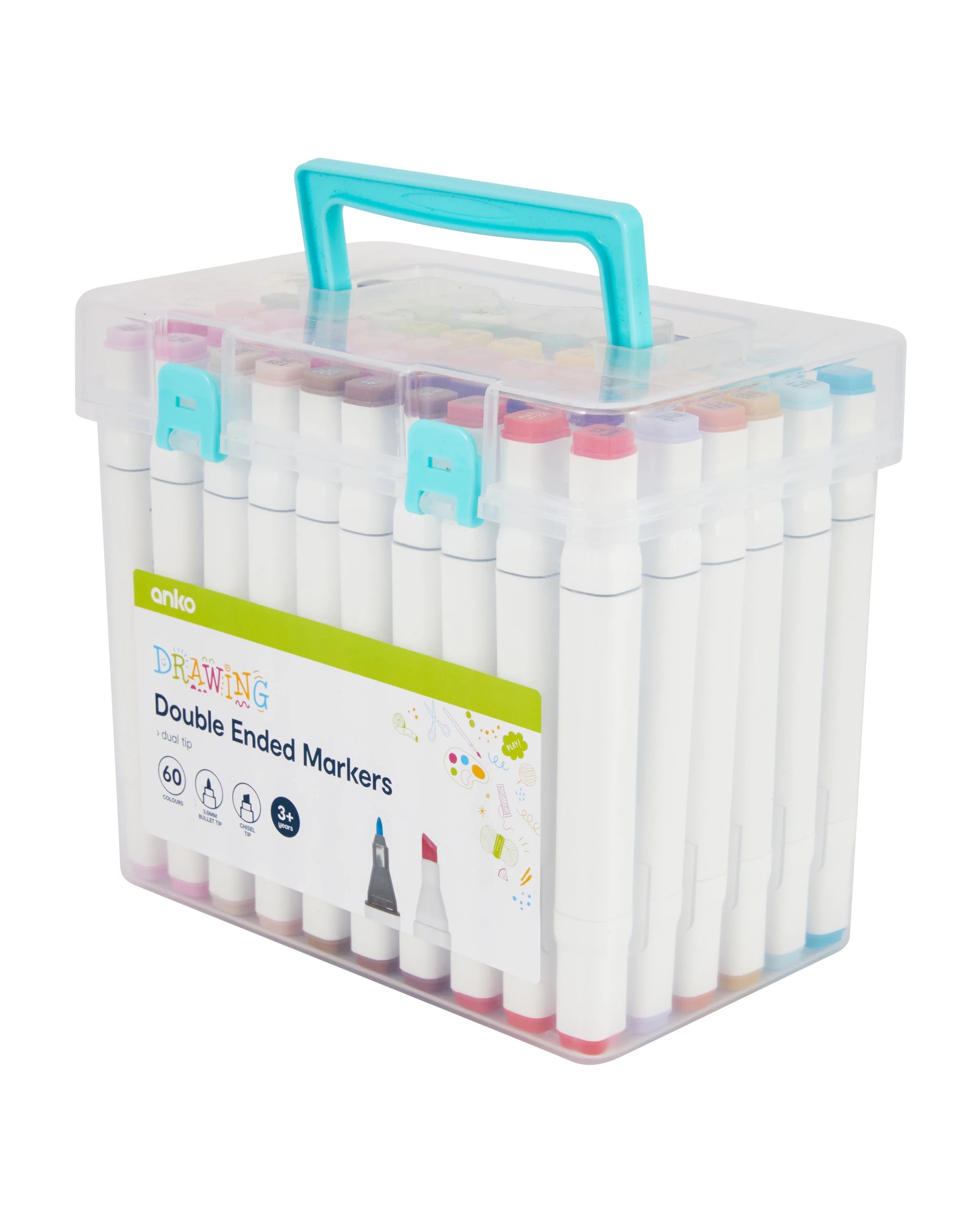 2 60 Pack Double Ended Markers, 2 of 8