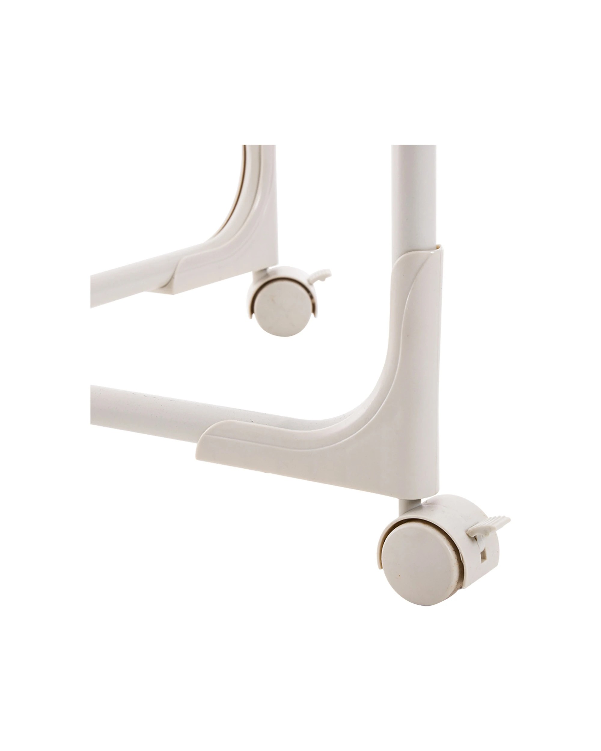 3 HILLS 19M 3 Tier Double Decker Mobile Tower Clothes Airer 60 Hooks Space Saving
 - white, 3 of 9